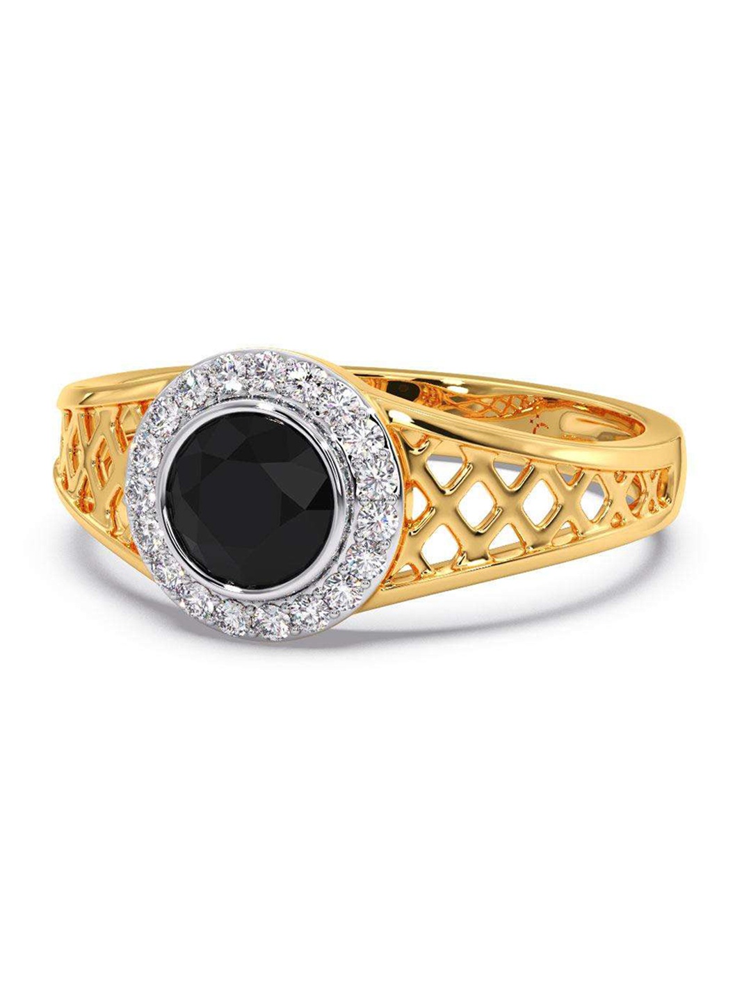 

CANDERE A KALYAN JEWELLERS COMPANY 14KT Gold Diamond Finger Ring, Yellow