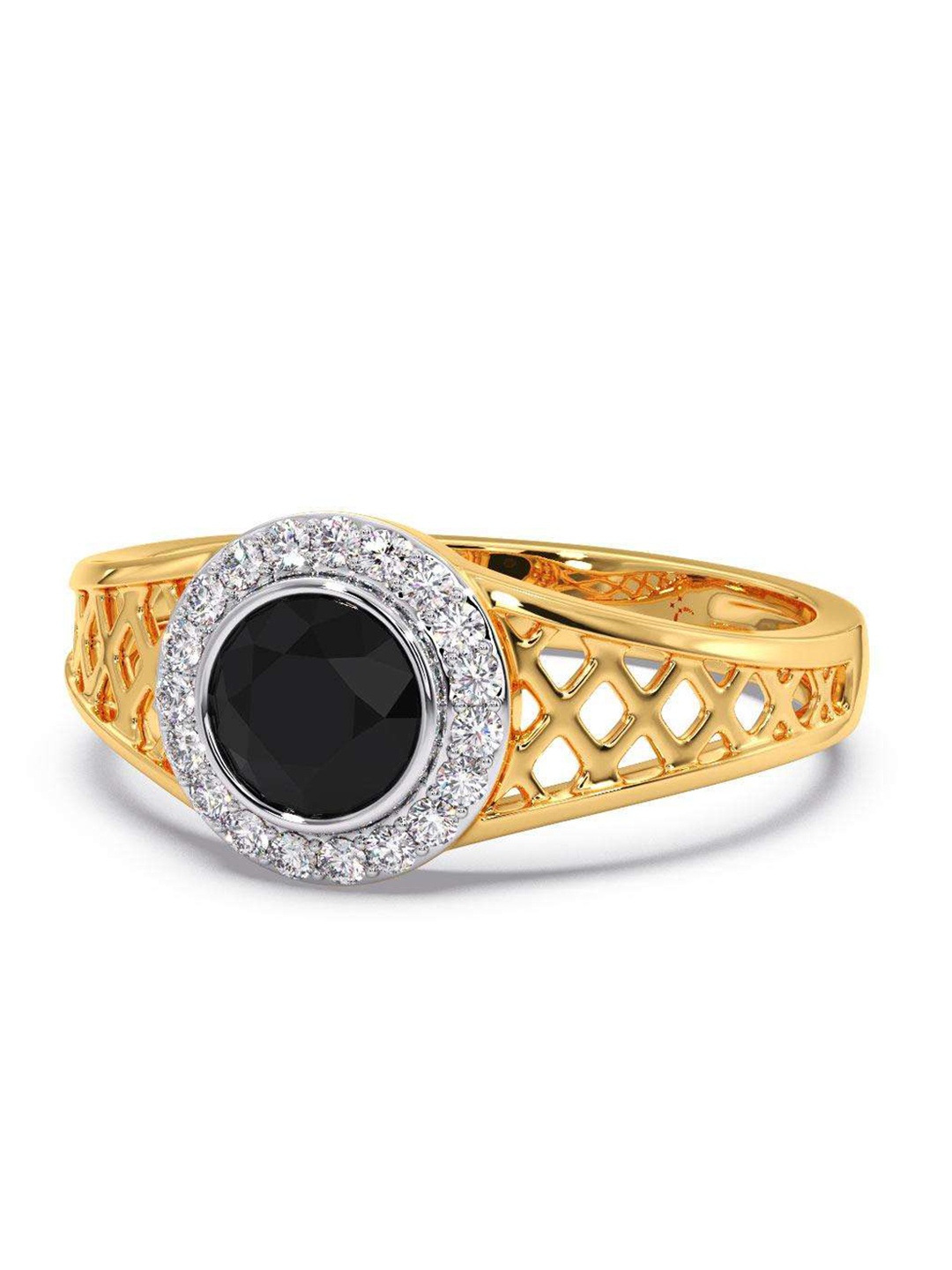 

CANDERE A KALYAN JEWELLERS COMPANY 14KT Gold Diamond Finger Ring- 4.45 gm, Yellow