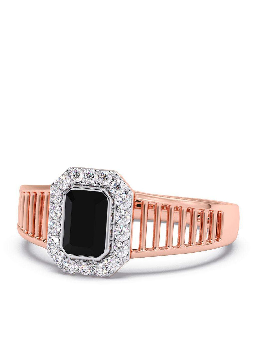 

CANDERE A KALYAN JEWELLERS COMPANY 18KT Rose Gold Diamond Finger Ring