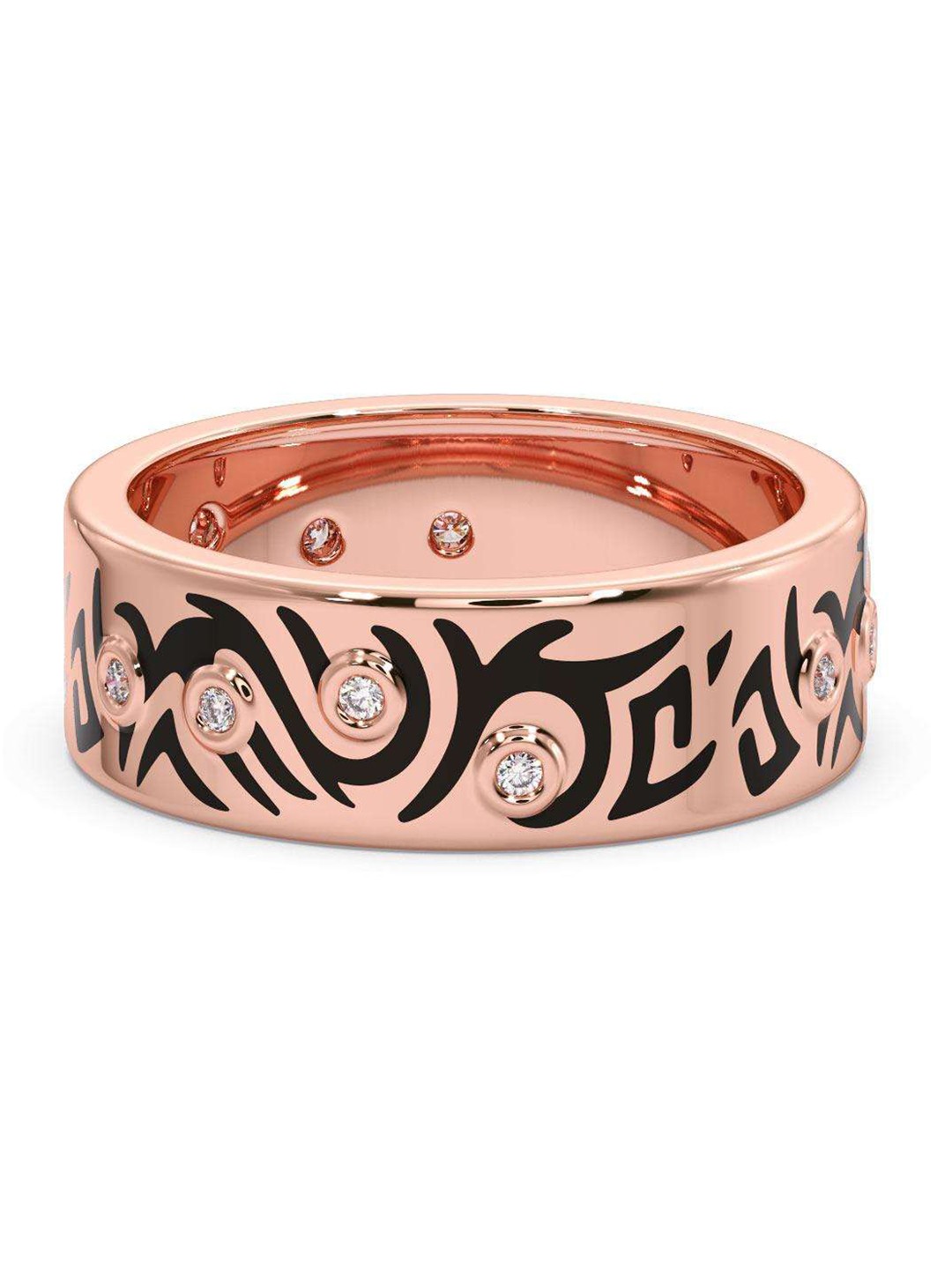 

CANDERE A KALYAN JEWELLERS COMPANY 18KT Rose Gold Diamond Finger Ring