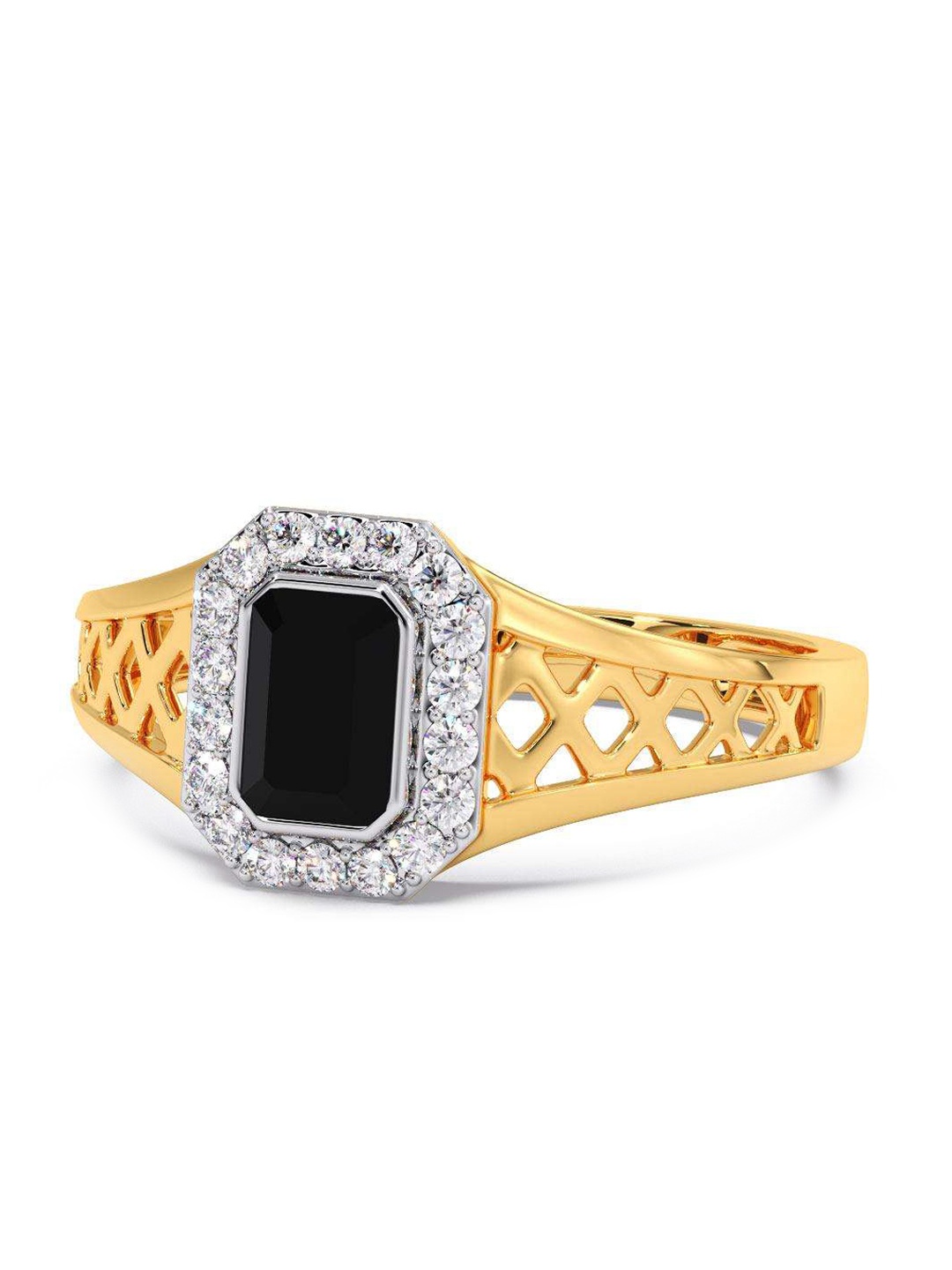 

CANDERE A KALYAN JEWELLERS COMPANY 14KT Gold Diamond Finger Ring- 4.52 gm, Yellow