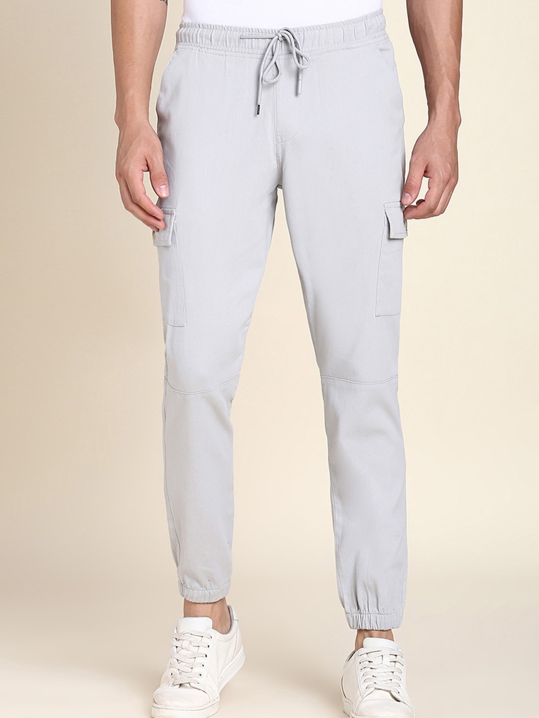 

Dennis Lingo Men Comfort Slim Fit Cargo Joggers, Grey