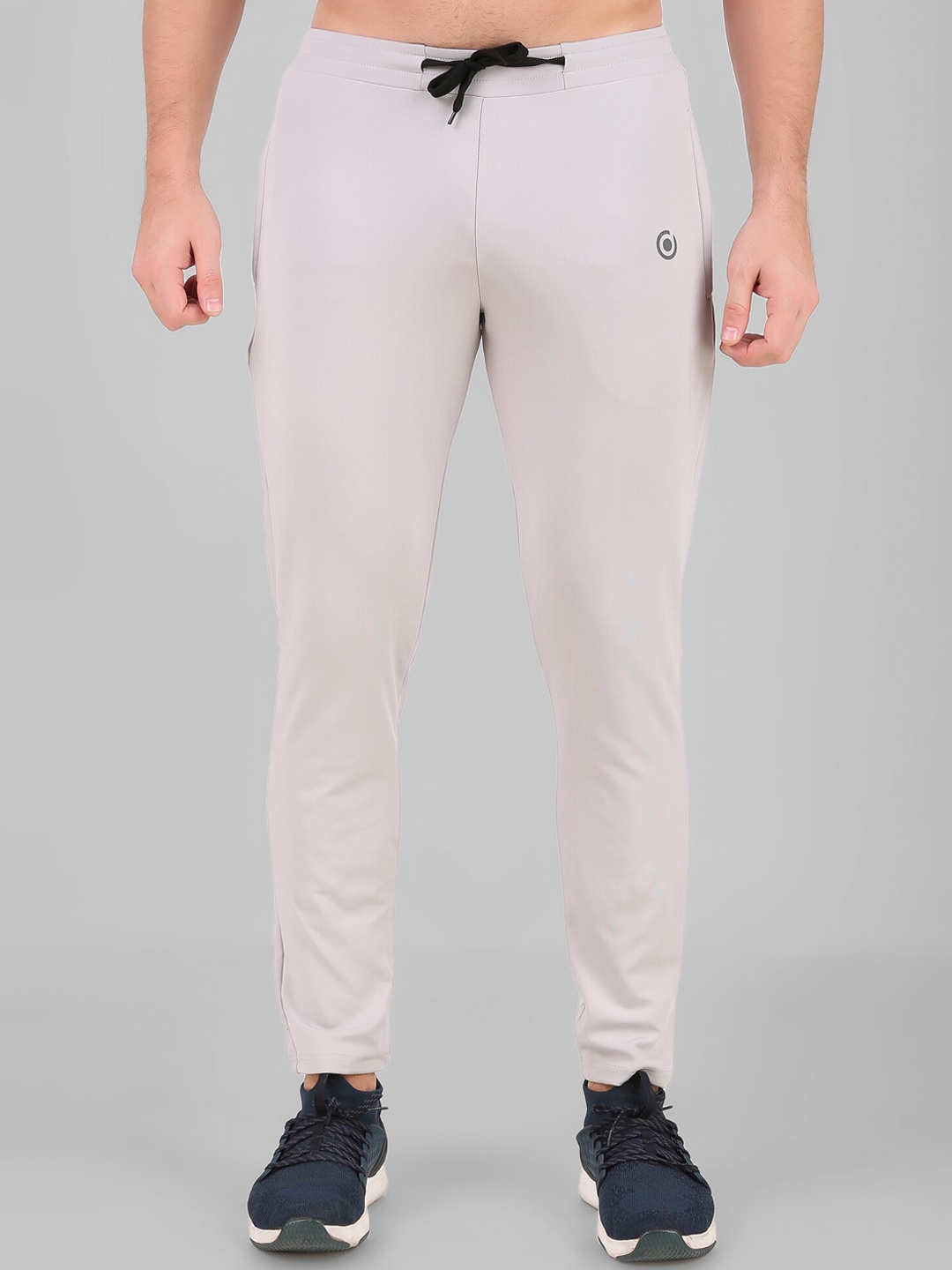 

DIAZ Men Mid-Rise Track Pants, Grey