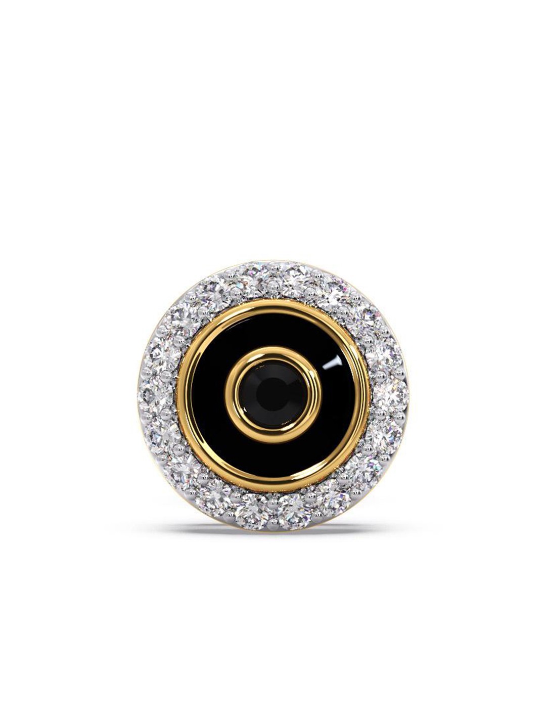 

CANDERE A KALYAN JEWELLERS COMPANY Men 14KT Gold Diamond Stud Earring-0.94gm