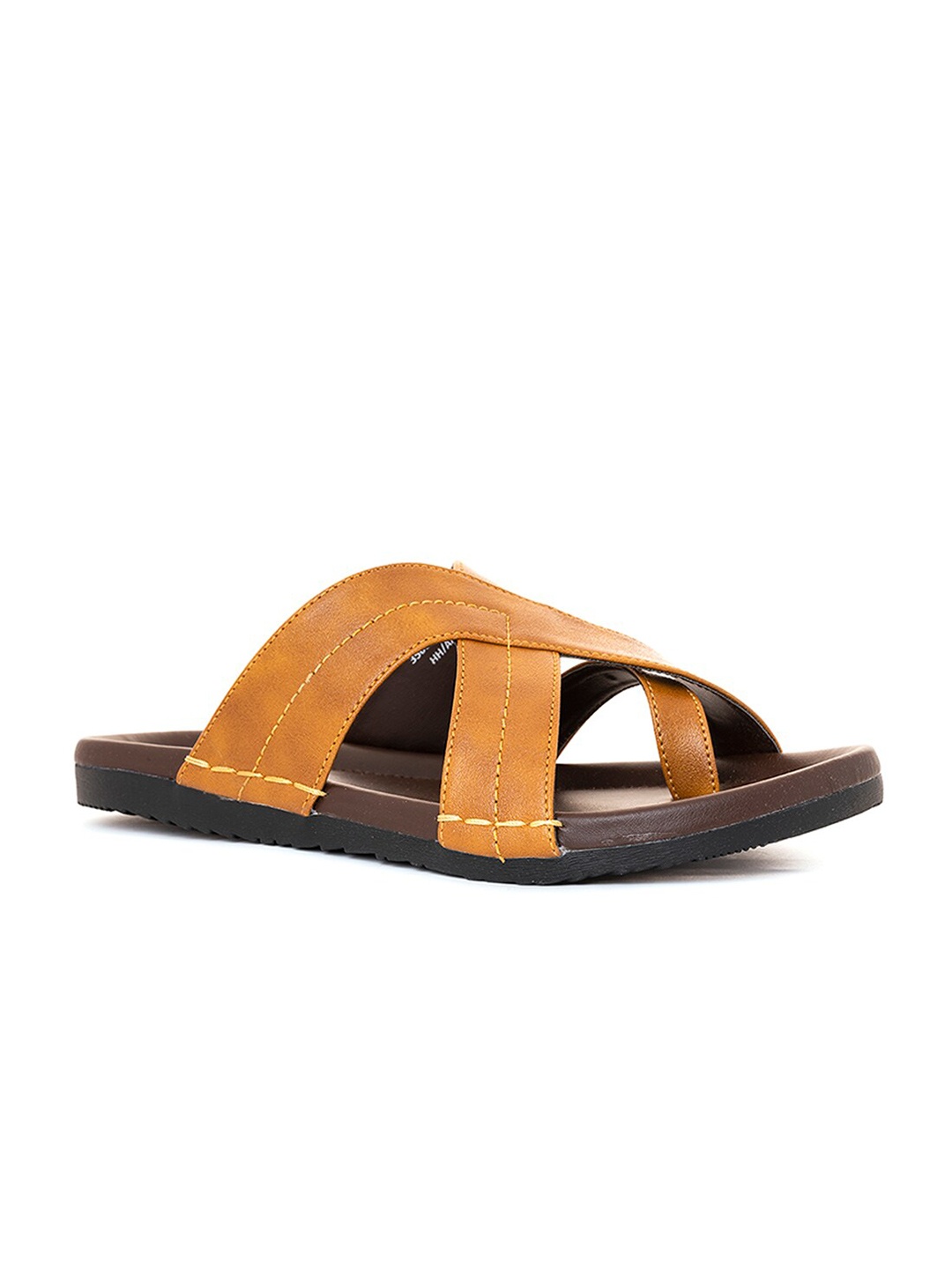 

Khadims Men Slip On Comfort Sandals, Brown