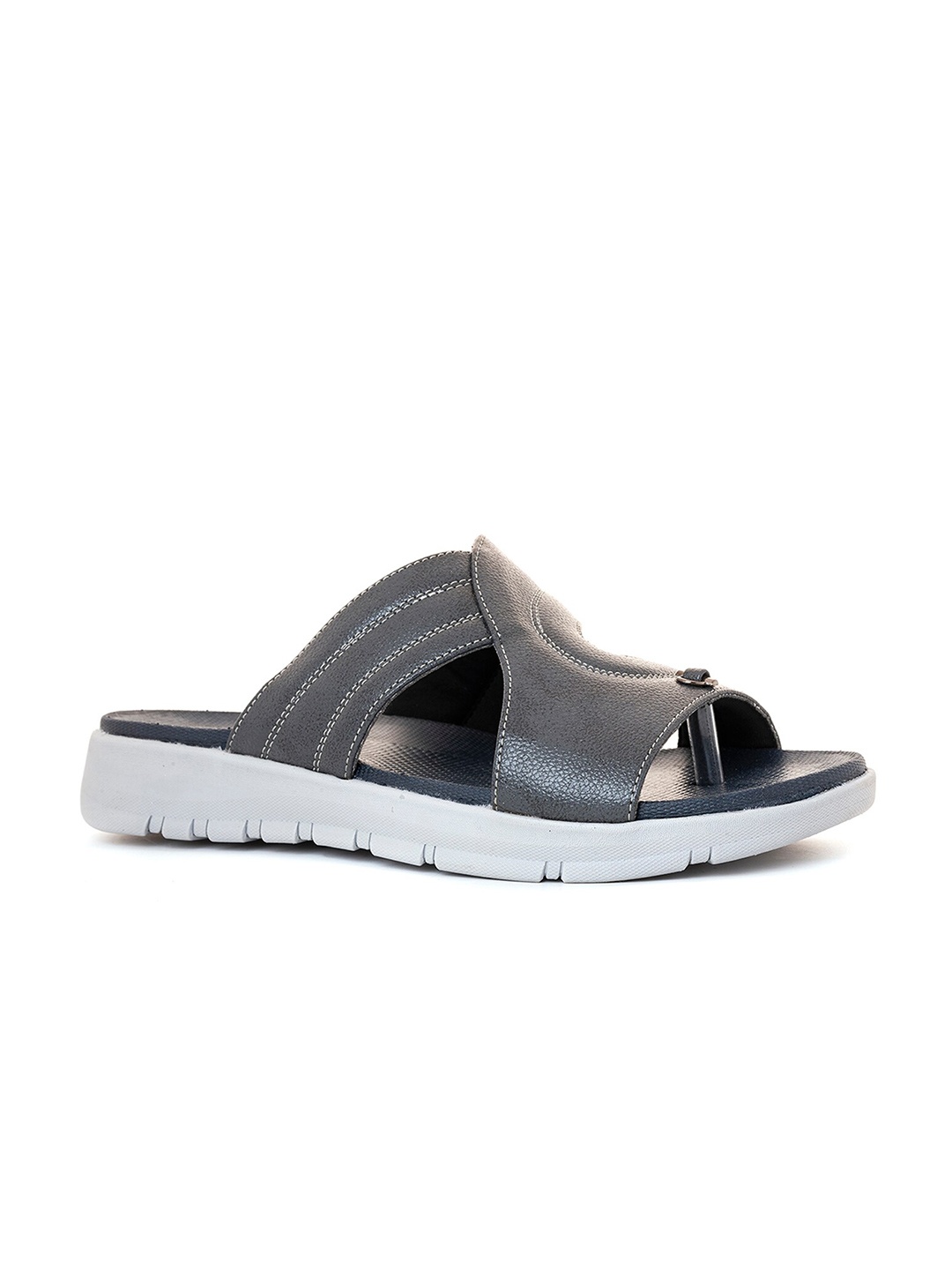 

Khadims Men Slip On Comfort Sandals, Grey