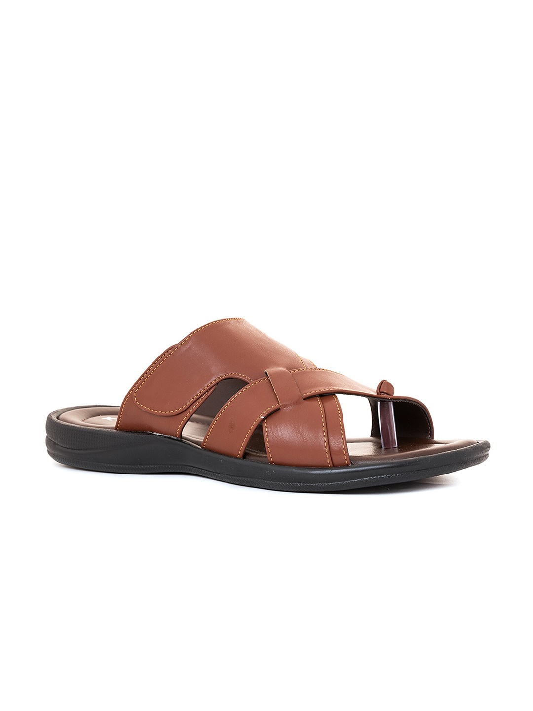 

Khadims Men Slip On Comfort Sandals, Brown