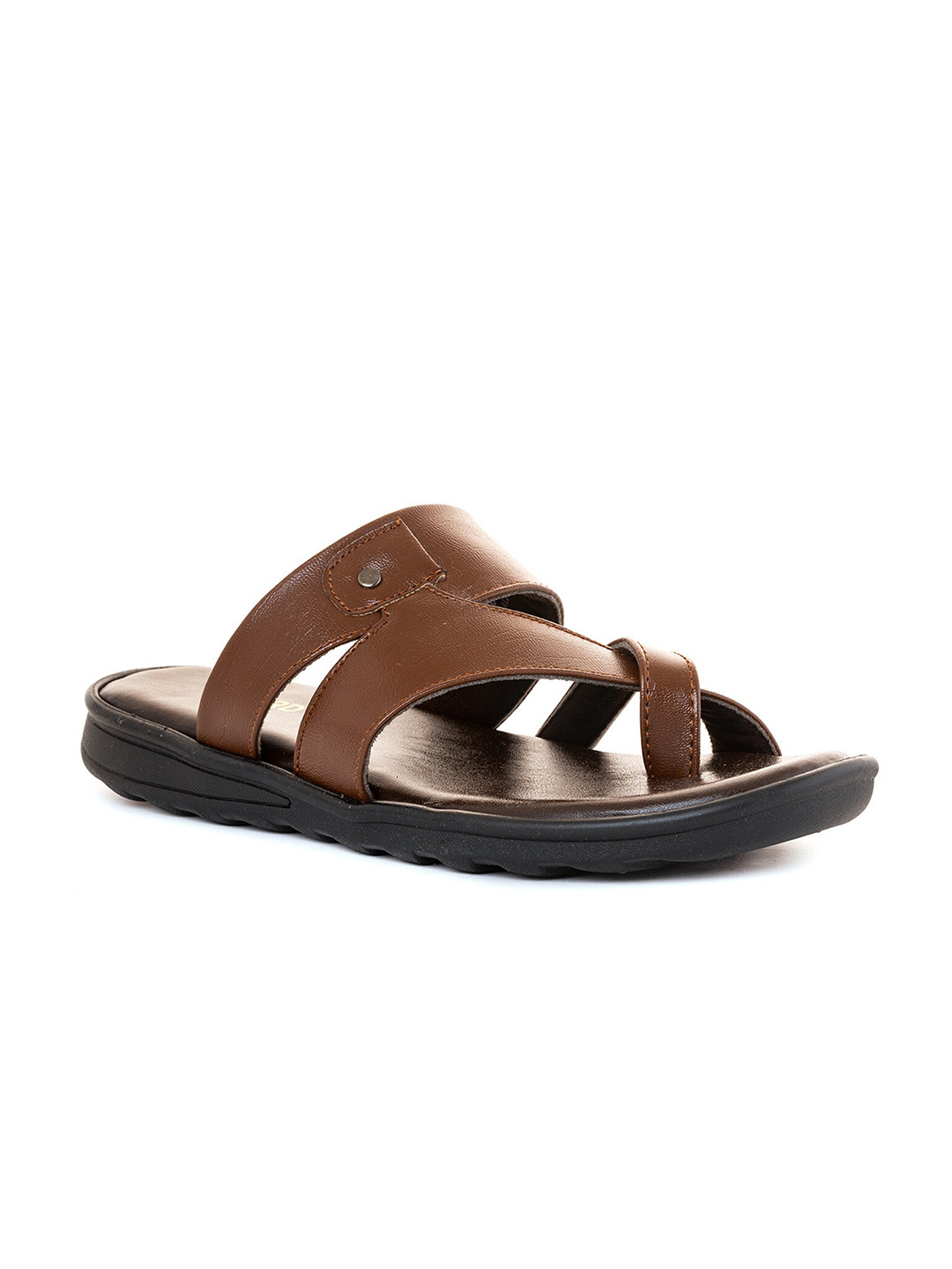 

Khadims Men Slip On Comfort Sandals, Brown