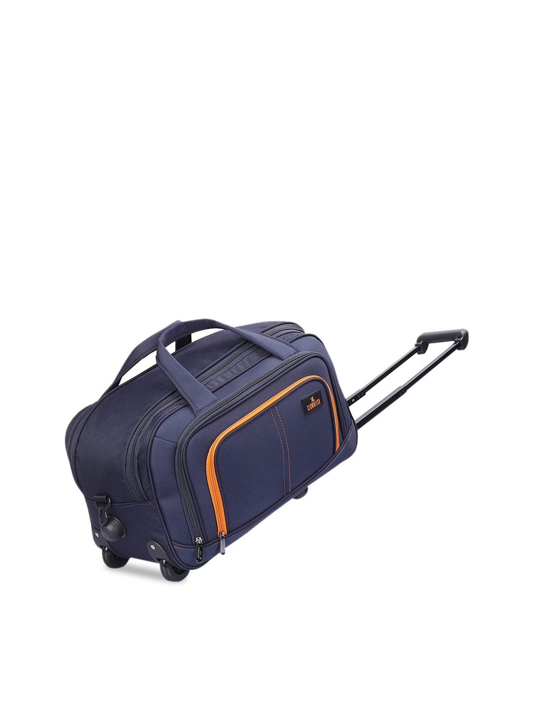 

THE CLOWNFISH Ricardo Soft-Sided Medium Trolley Duffel Bag, Navy blue