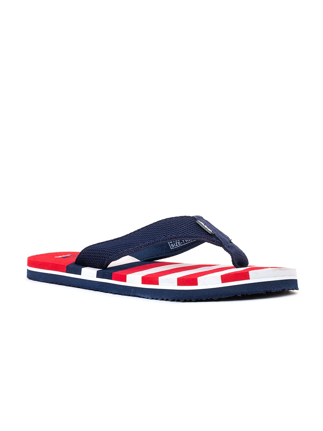 

Khadims Men Printed Thong Flip-Flops, Navy blue