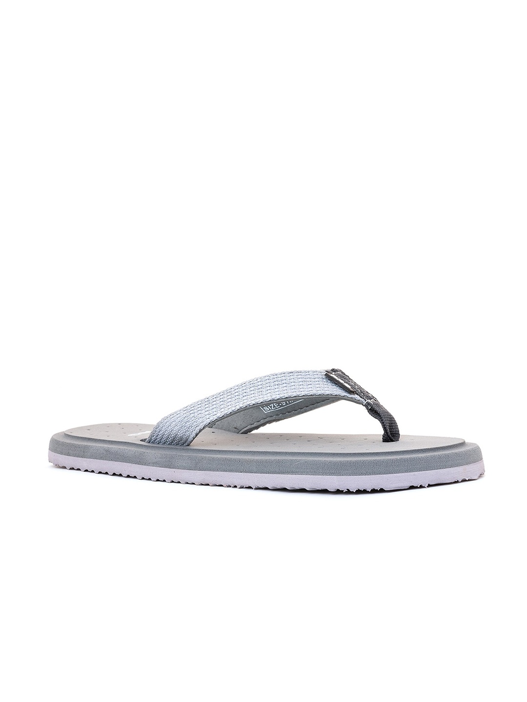 

Khadims Men Fabric Thong Flip-Flops, Grey