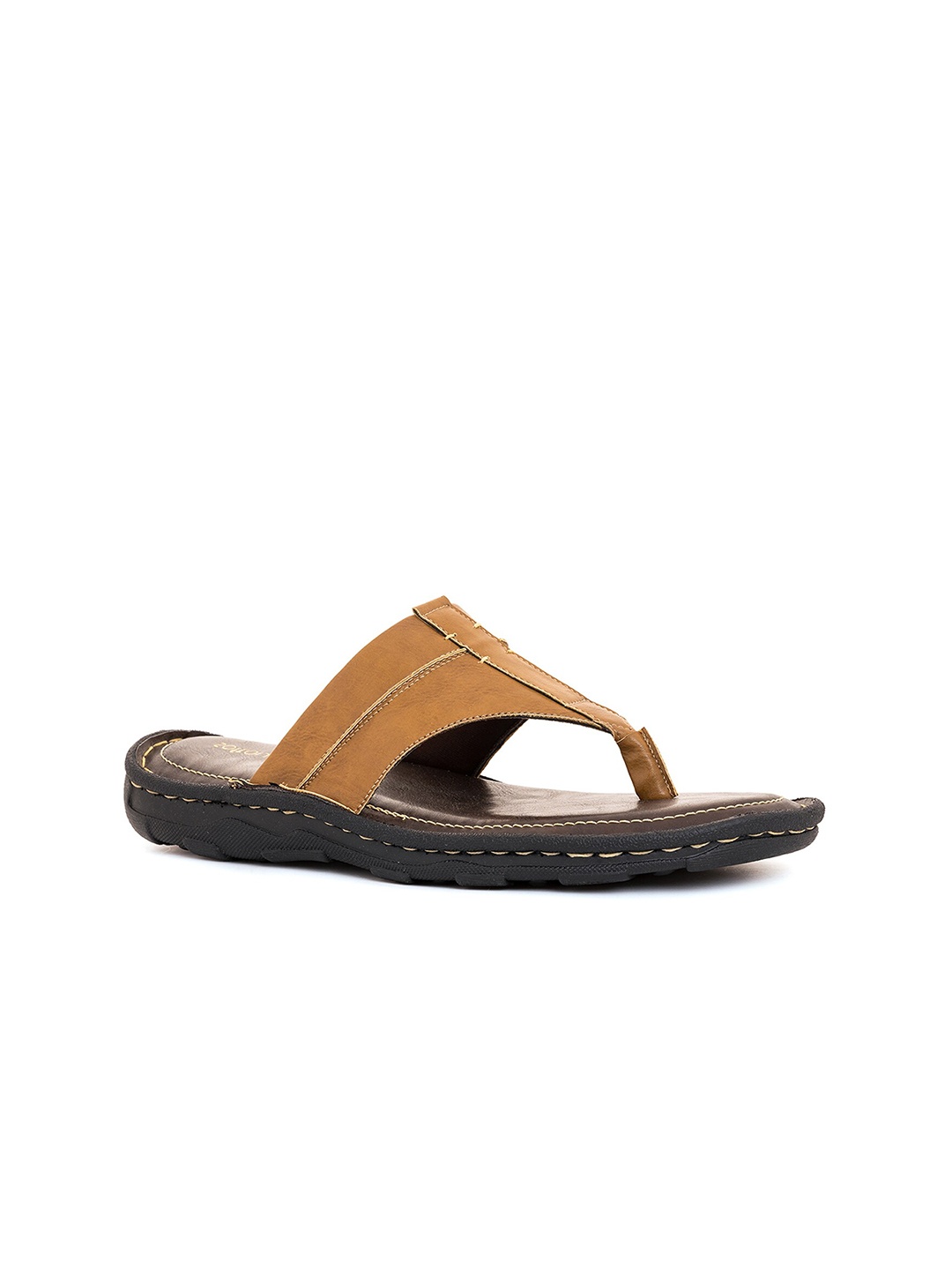 

Khadims Men Softouch Synthetic Thong Flip-Flops, Brown