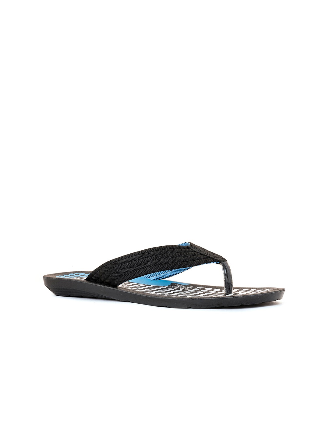 

Khadims Men Printed Thong Flip-Flops, Black