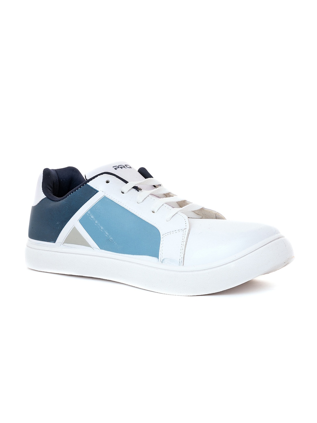 

Khadims Men Lace Ups Colourblocked Sneakers, White