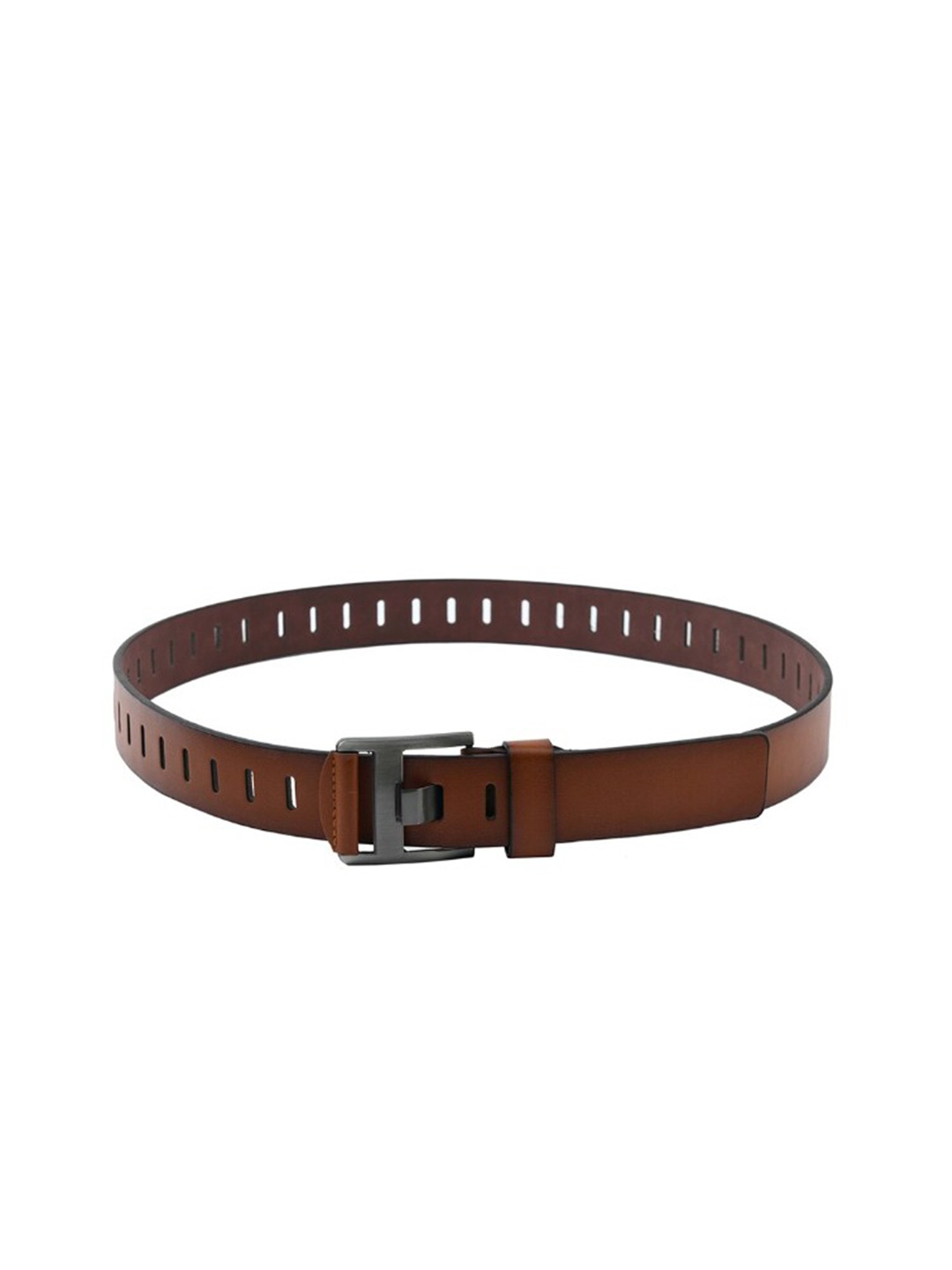 

Kastner Men Textured Tang Belt, Tan