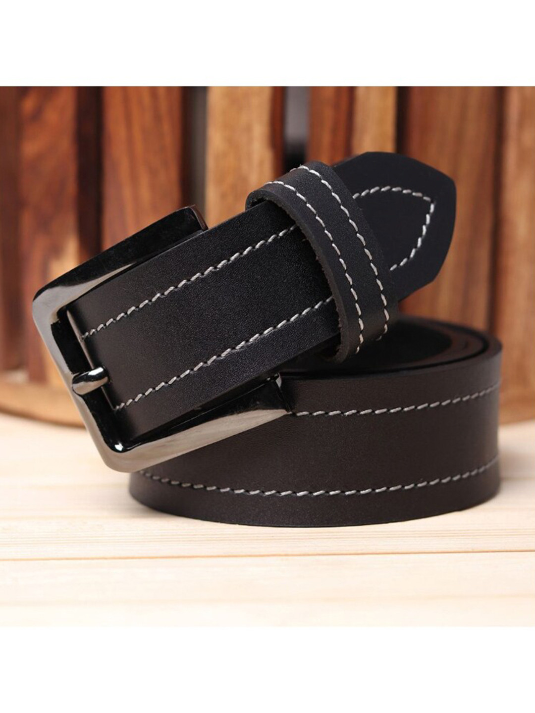 

Kastner Men Black Leather Formal Belt