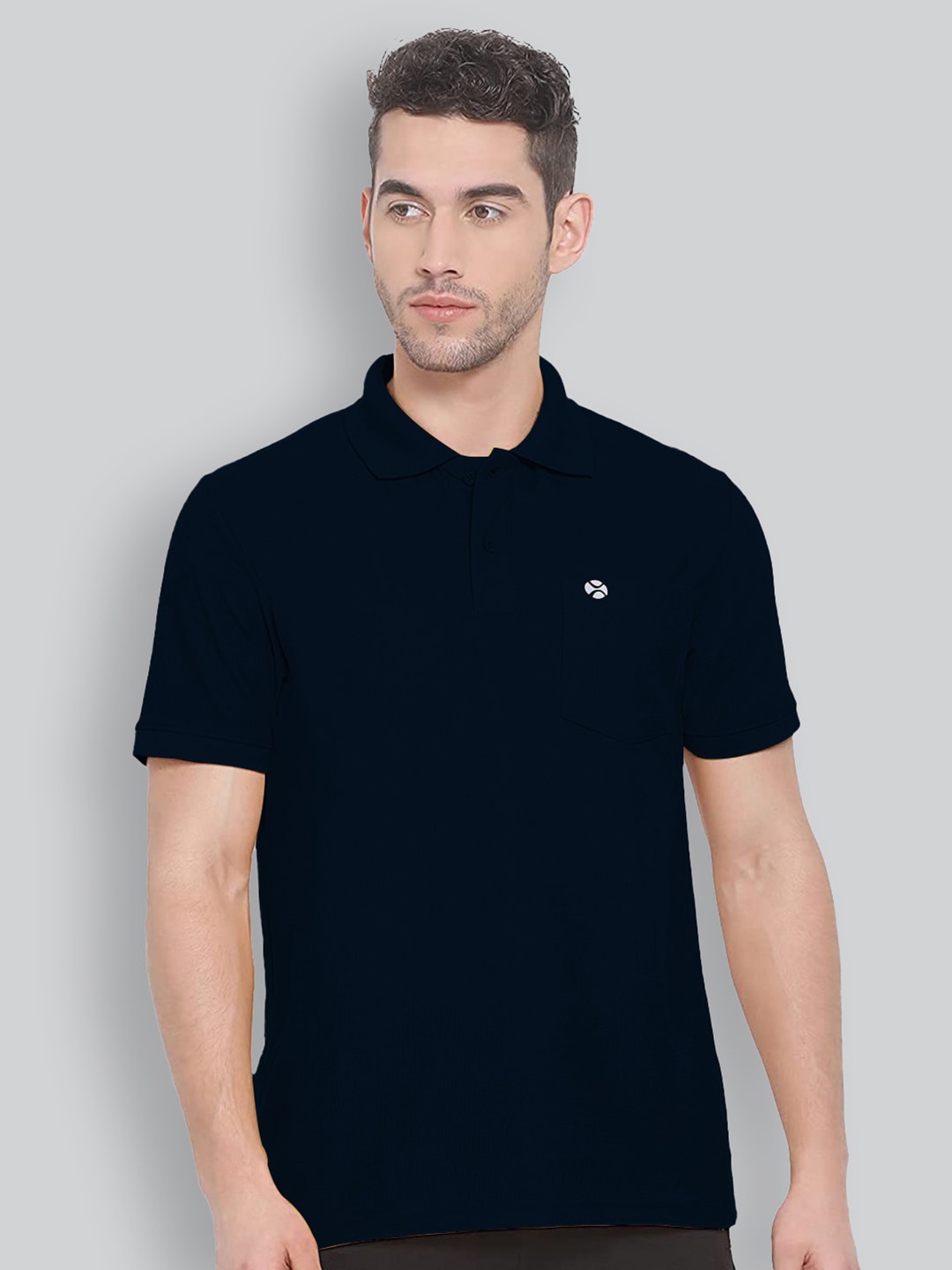 

LUX NITRO Polo Collar Anti Odour T-shirt, Navy blue
