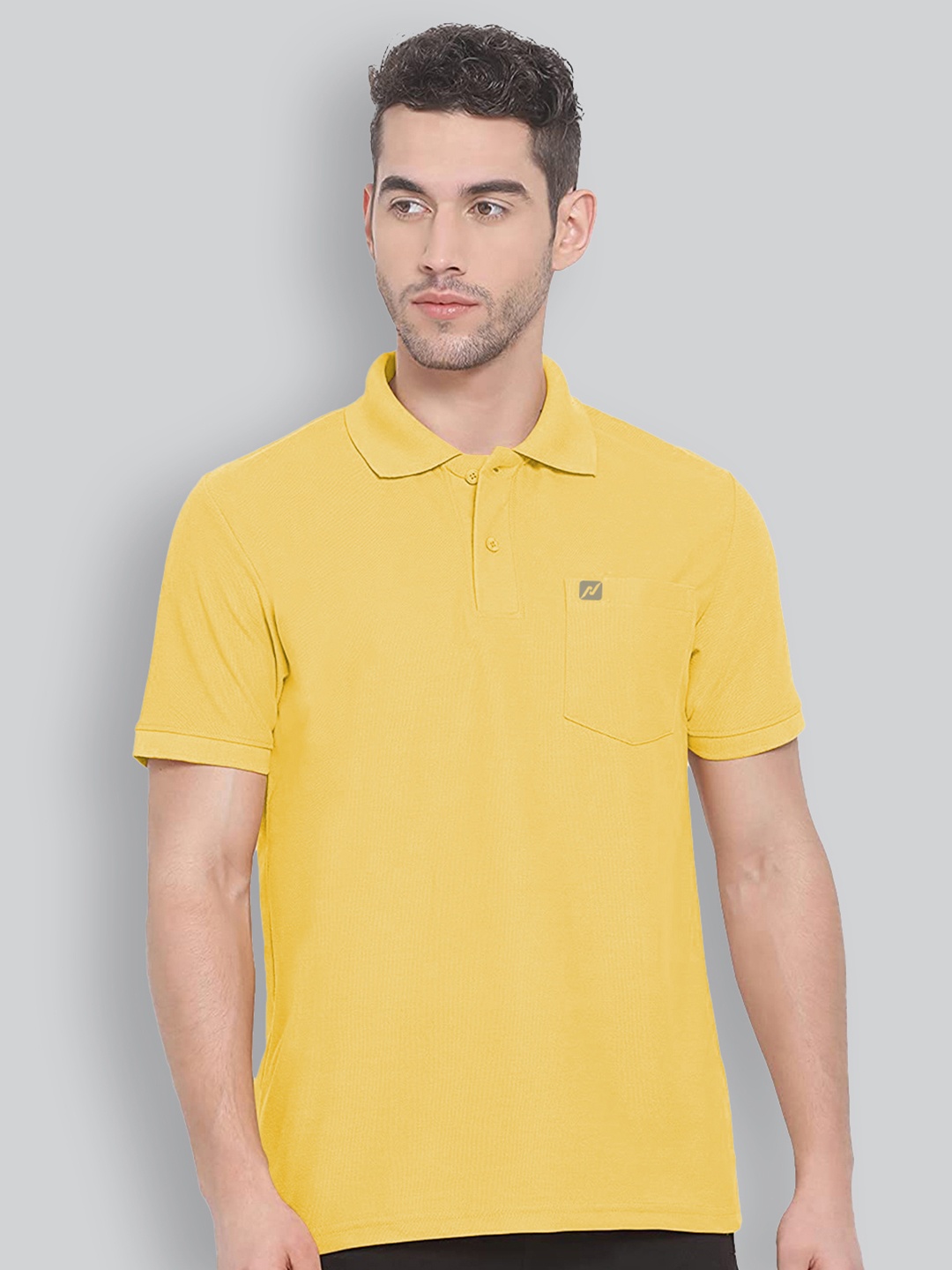 

LUX NITRO Polo Collar Anti Odour T-shirt, Yellow