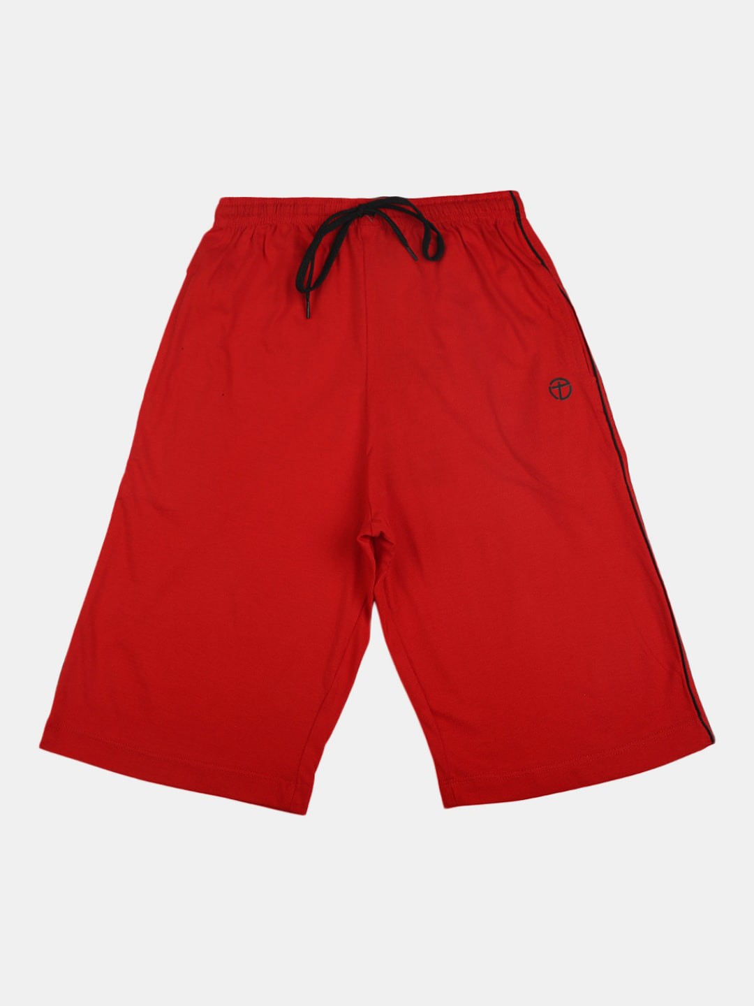 

V-Mart Boys Regular Fit Cotton Shorts, Red