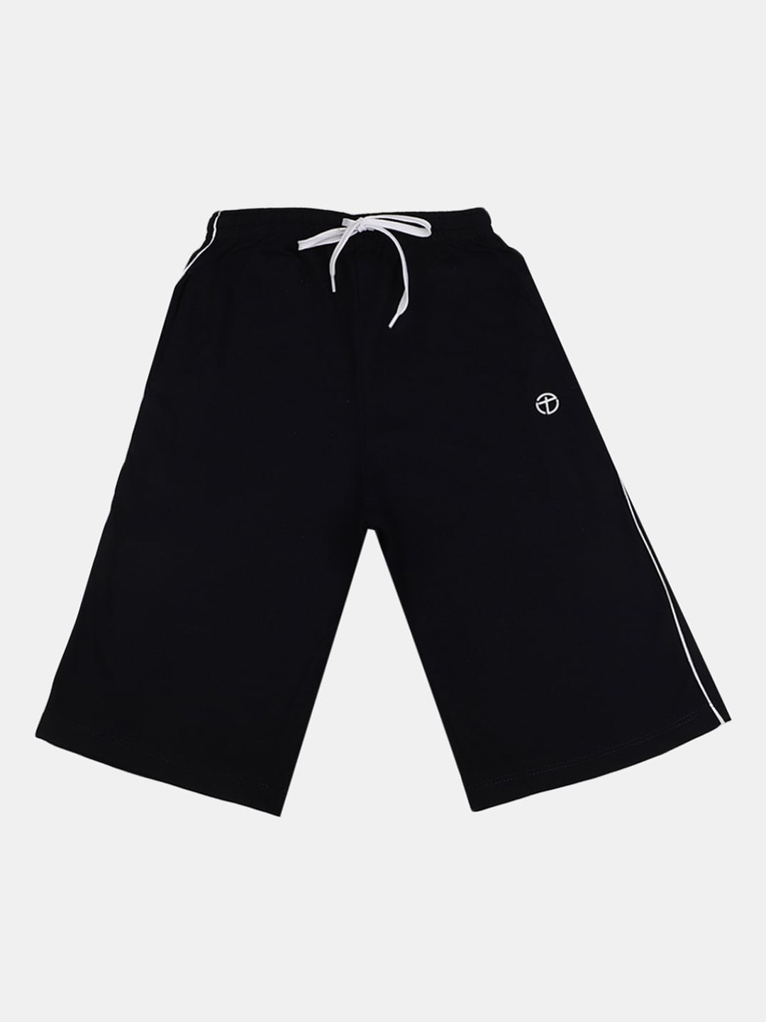 V-Mart Boys Regular Fit Cotton Shorts, Navy blue