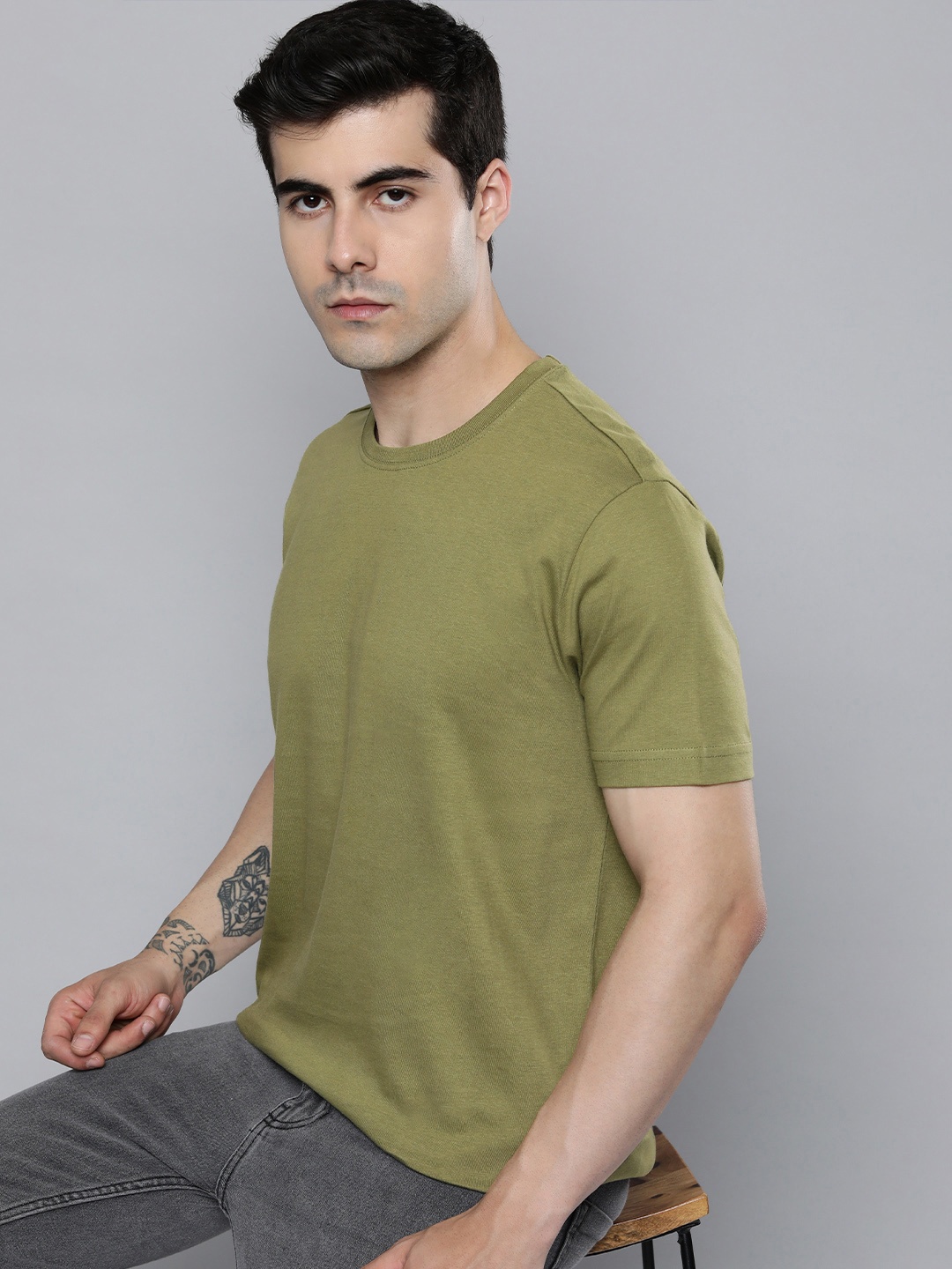 

ether Solid T-shirt, Olive