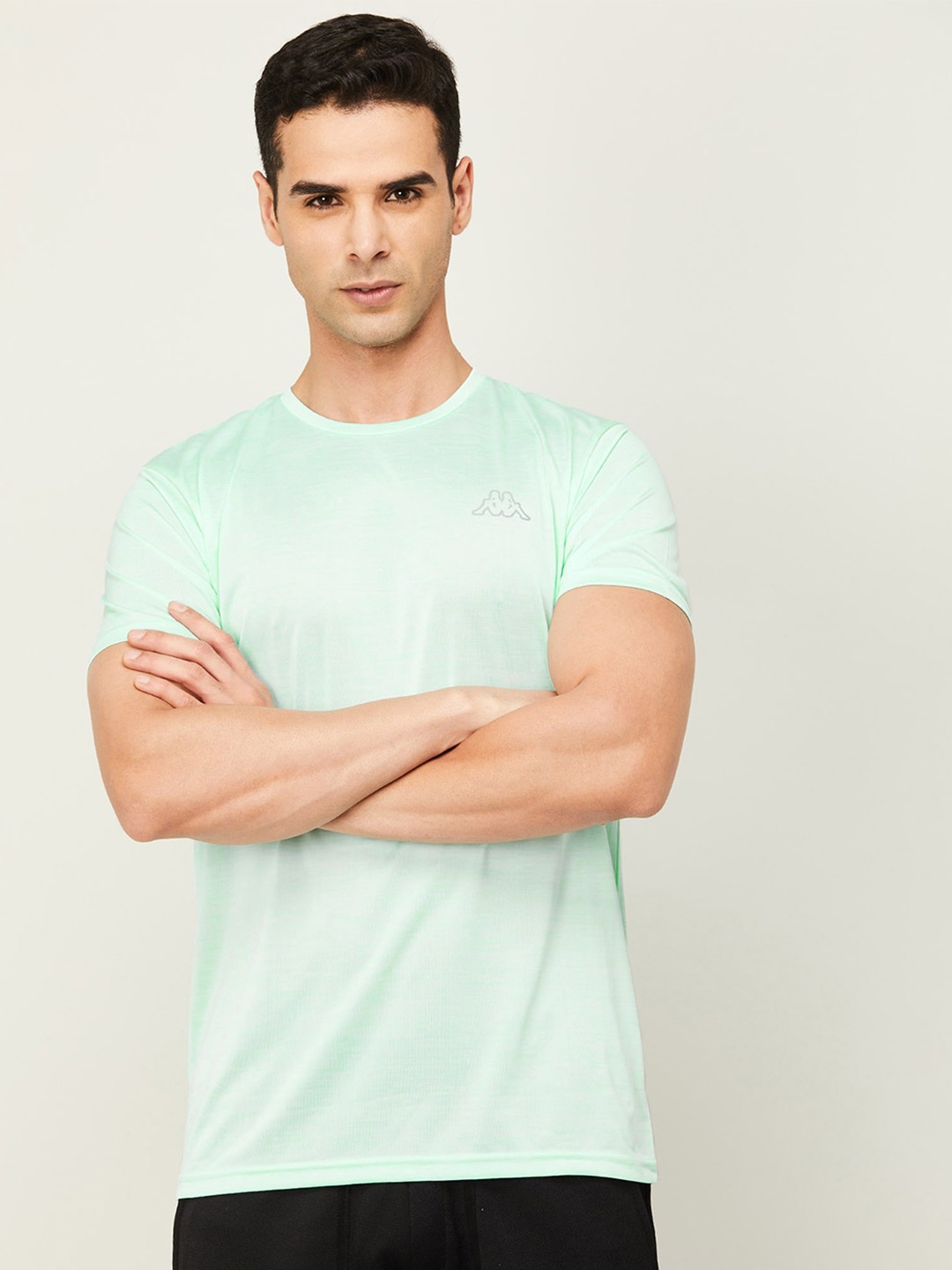 

Kappa Round Neck Sport T-shirt, Green