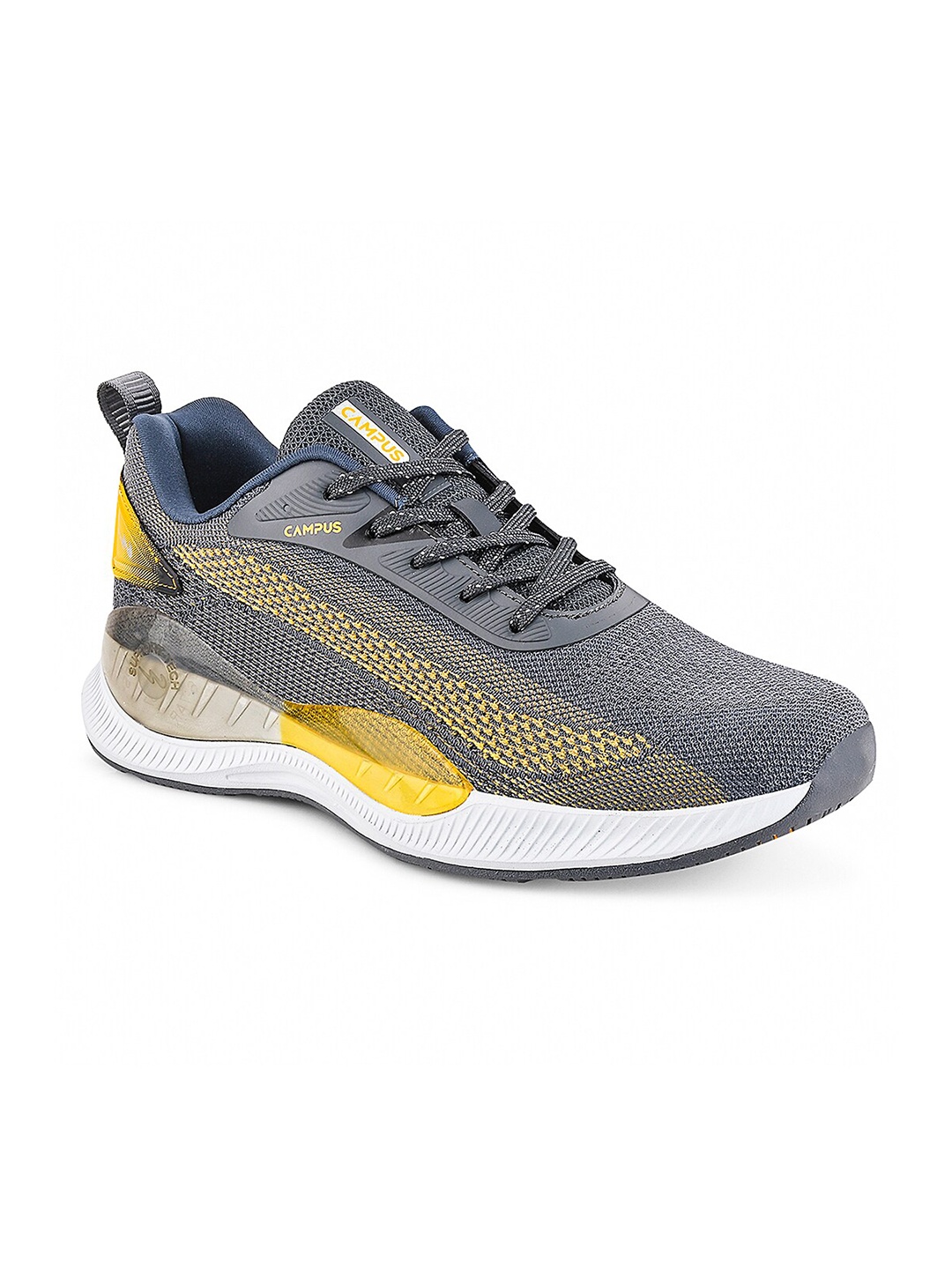 

Campus Men Again Mesh Non-Marking Running Sports Shoes, Grey
