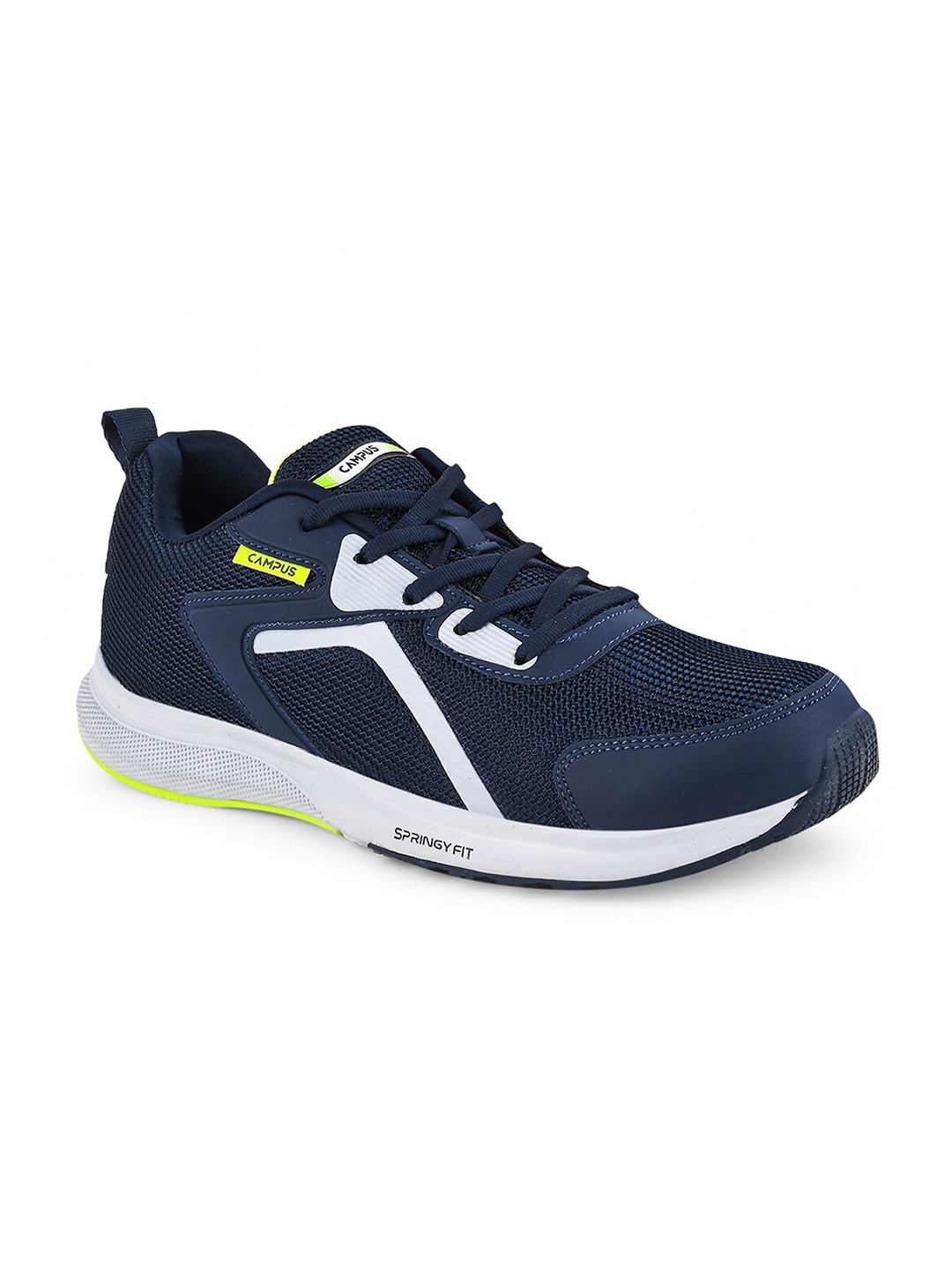 

Campus Men Renzo Mesh Non-Marking Running Sports Shoes, Navy blue