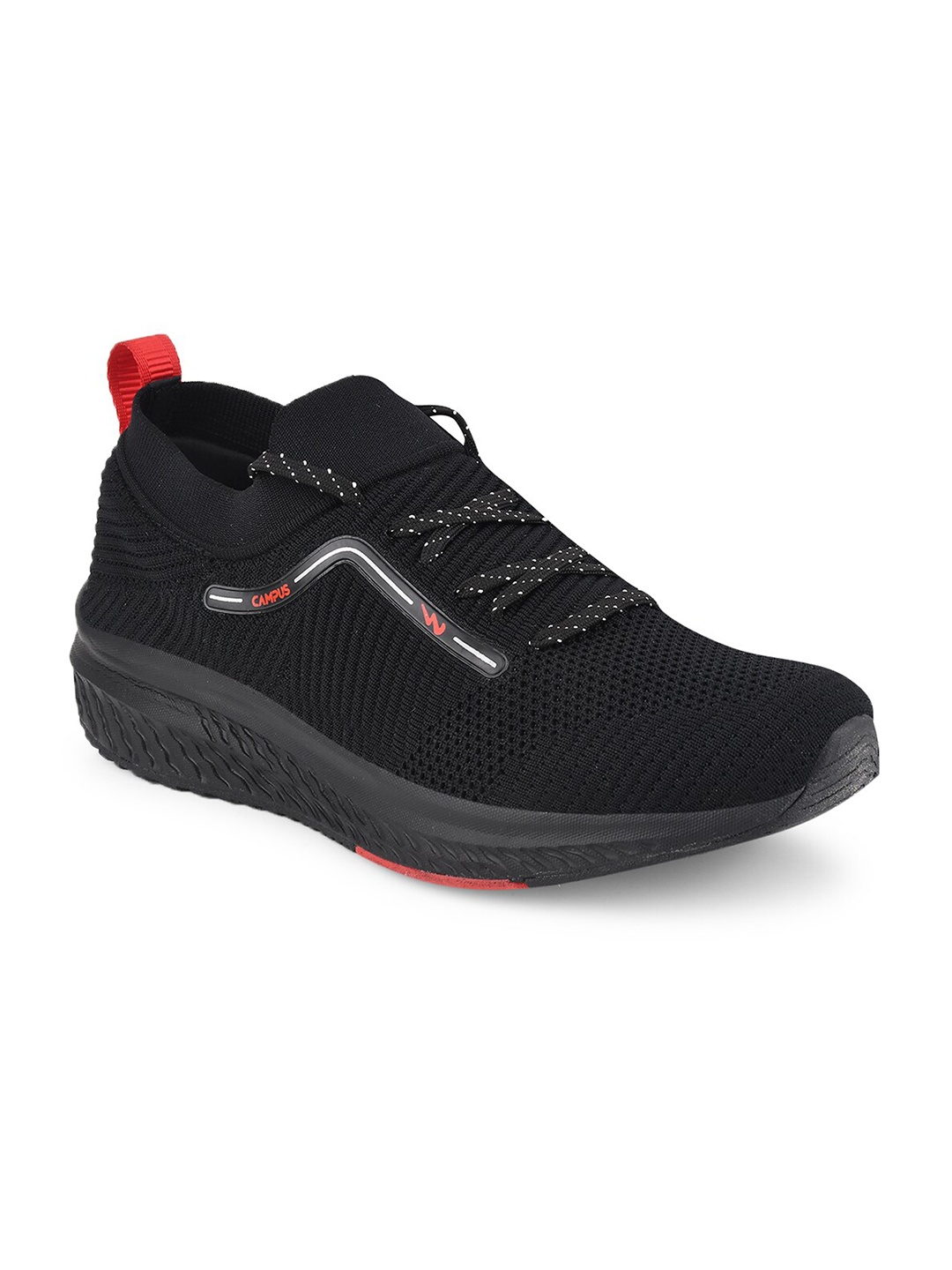 

Campus Men Gabrier Mesh Non-Marking Running Sports Shoes, Black