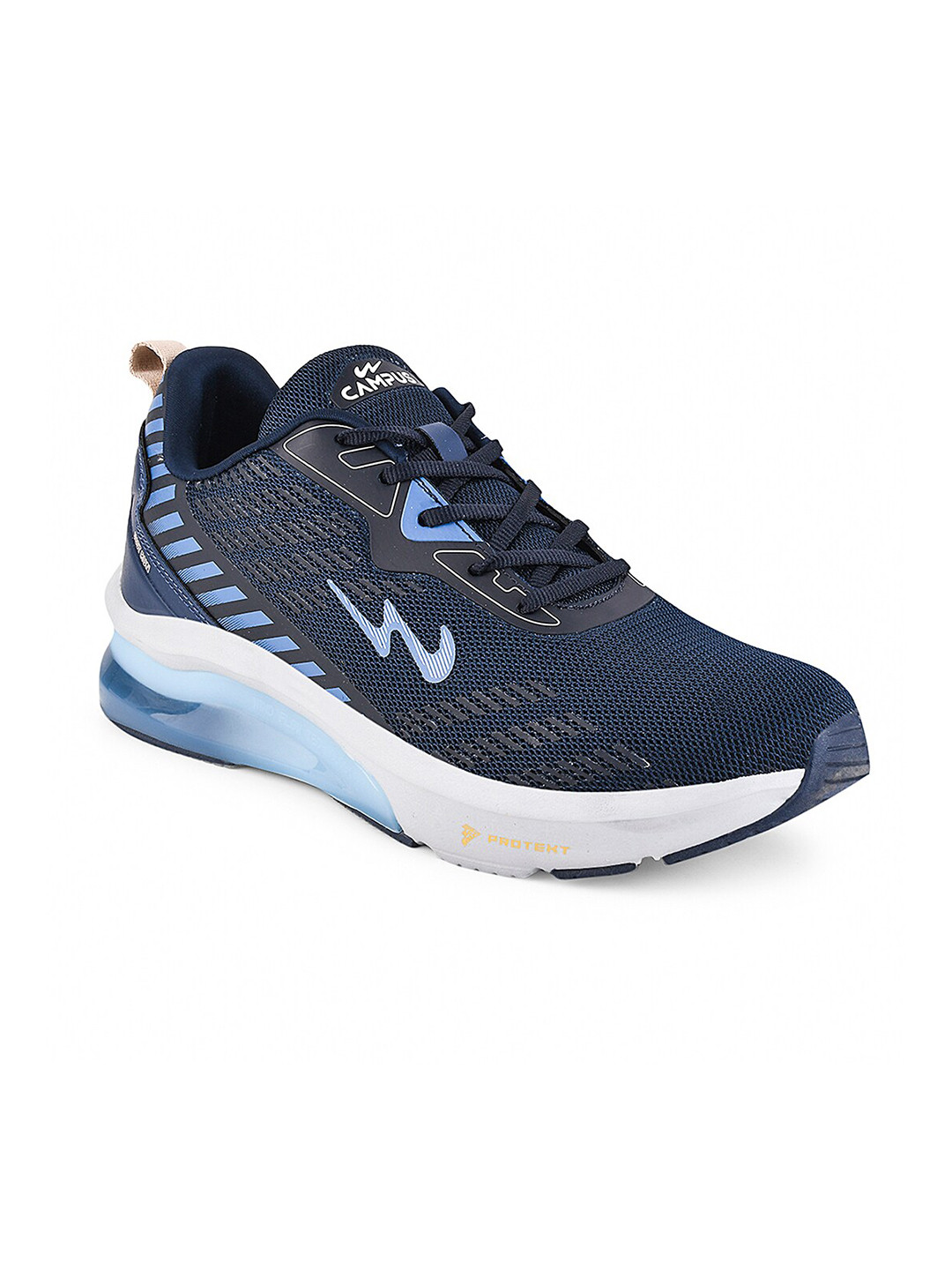 

Campus Men Camp-Edge Mesh Non-Marking Running Sports Shoes, Navy blue