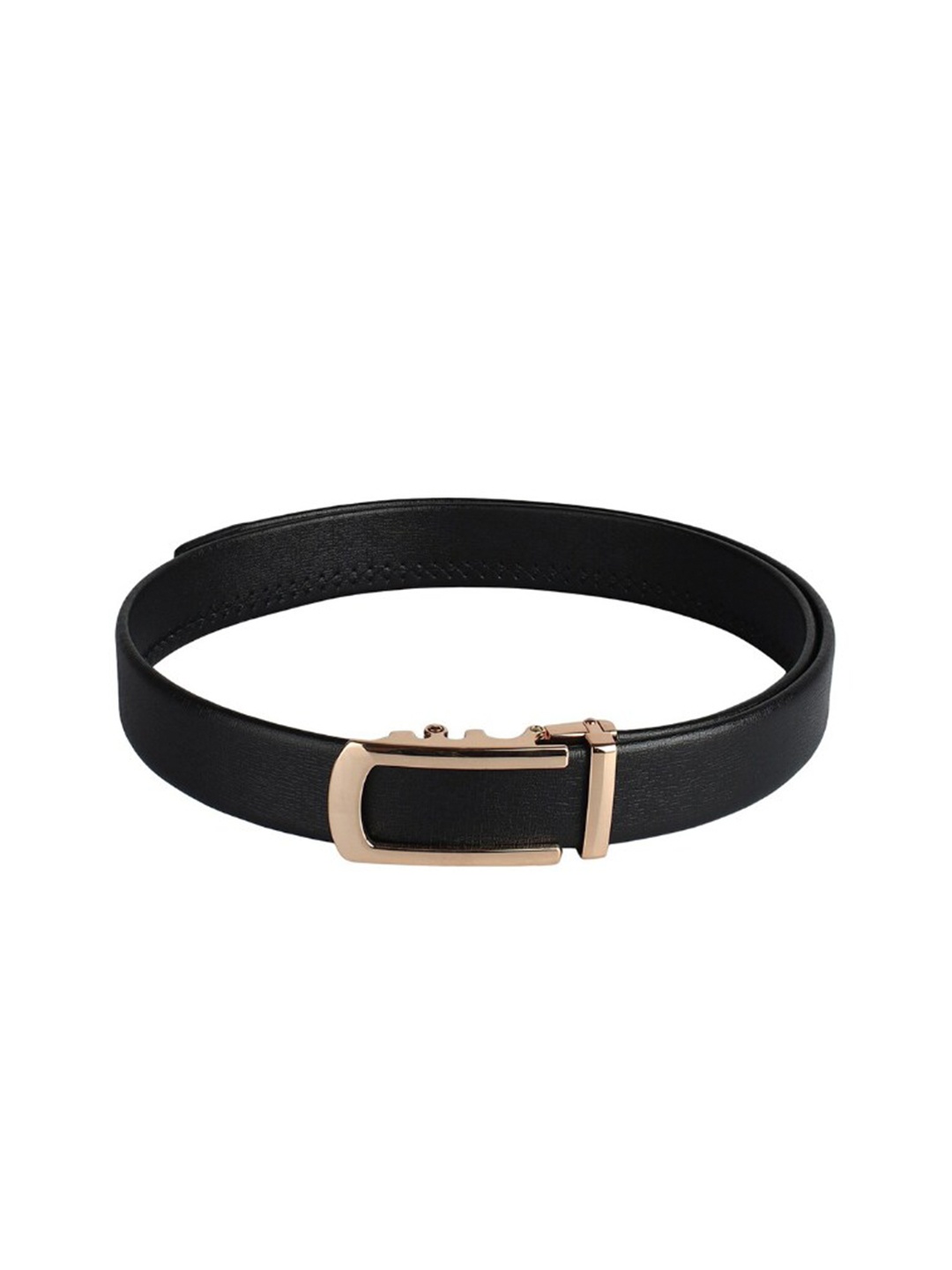 

Kastner Men Slider Buckle Synthetic Leather Belt, Black