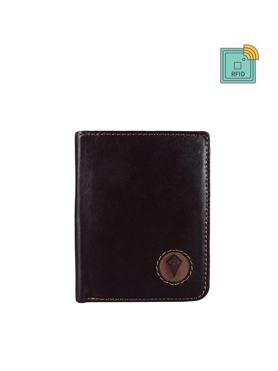 

Imperious- The Royal Way Men RFID Leather Two Fold Wallet, Brown