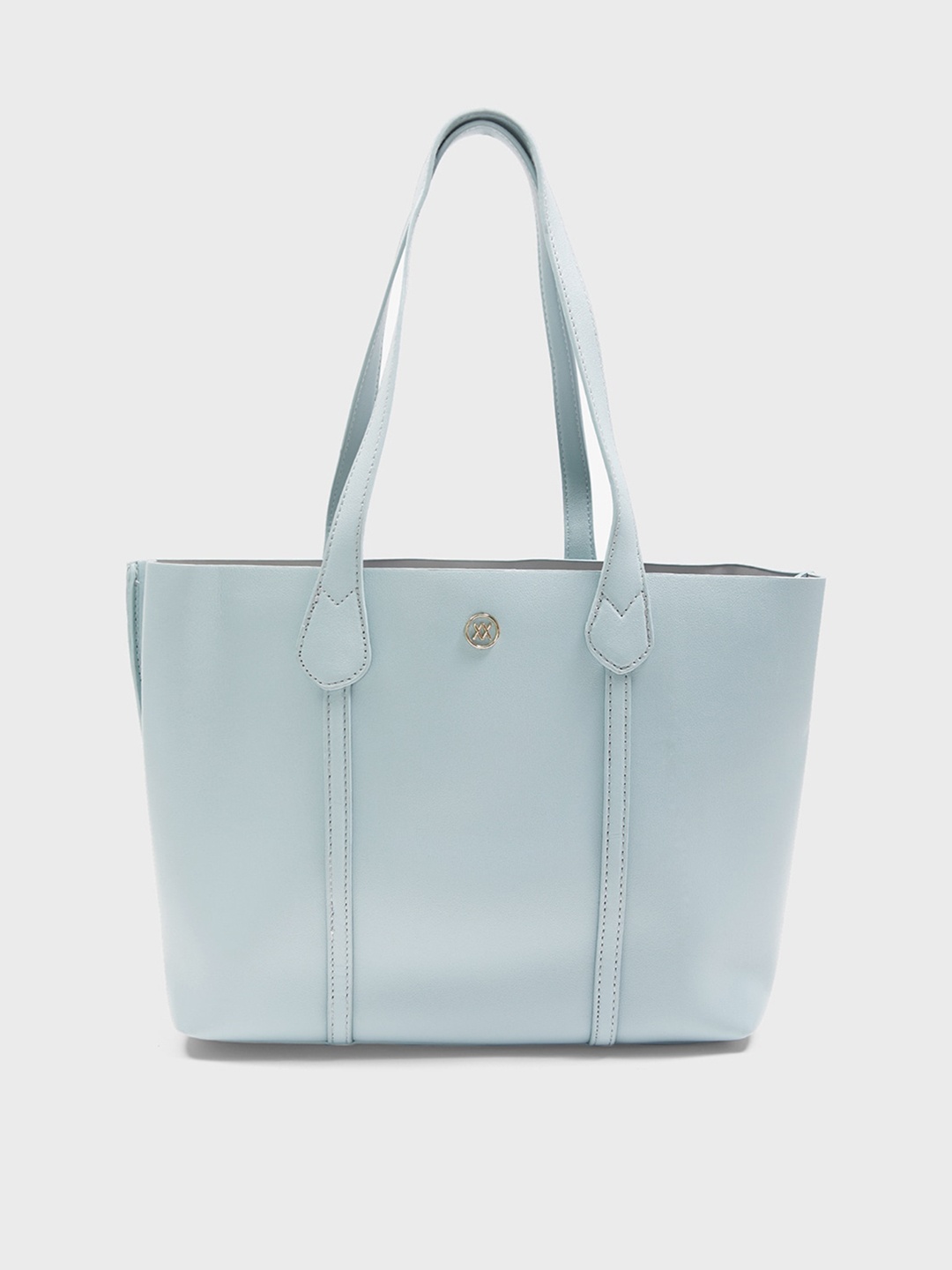 

20Dresses Textured Structured Shoulder Bag, Blue