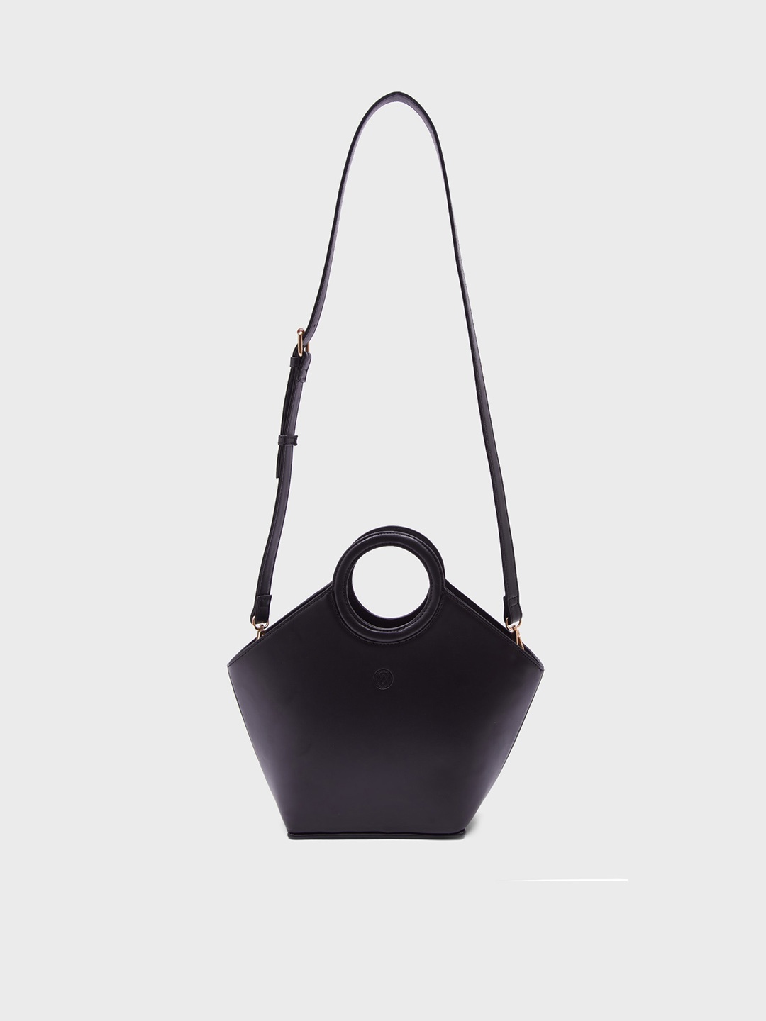 

20Dresses Oversized Structured Handheld Bag, Black