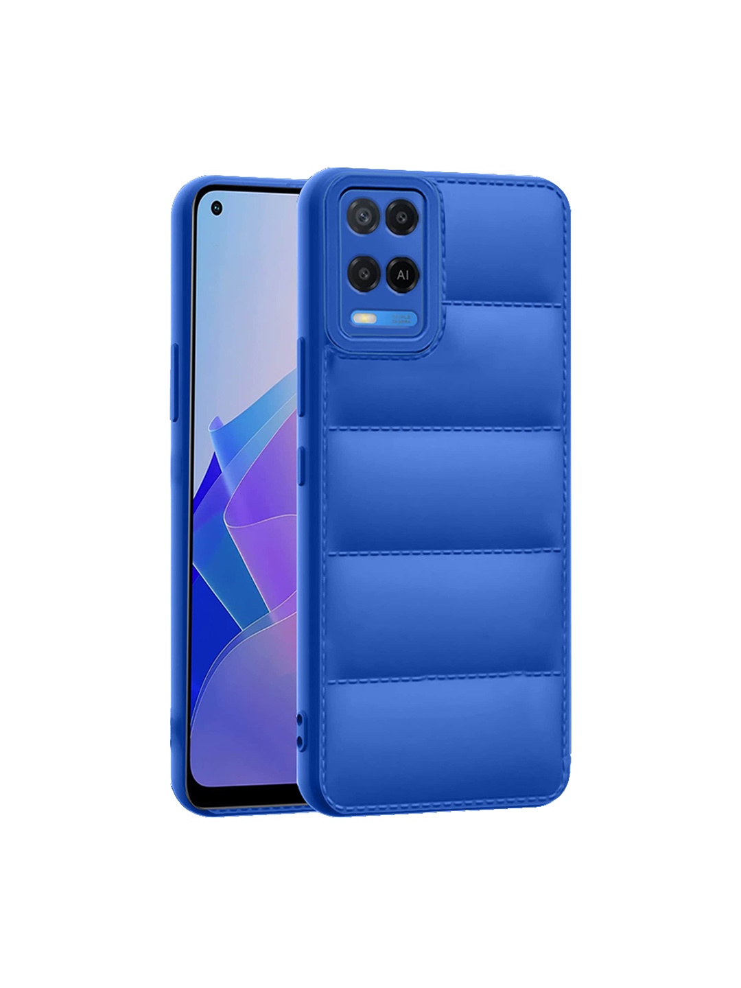 

Karwan Oppo A54 Self-Design Compatible Back Cases, Blue