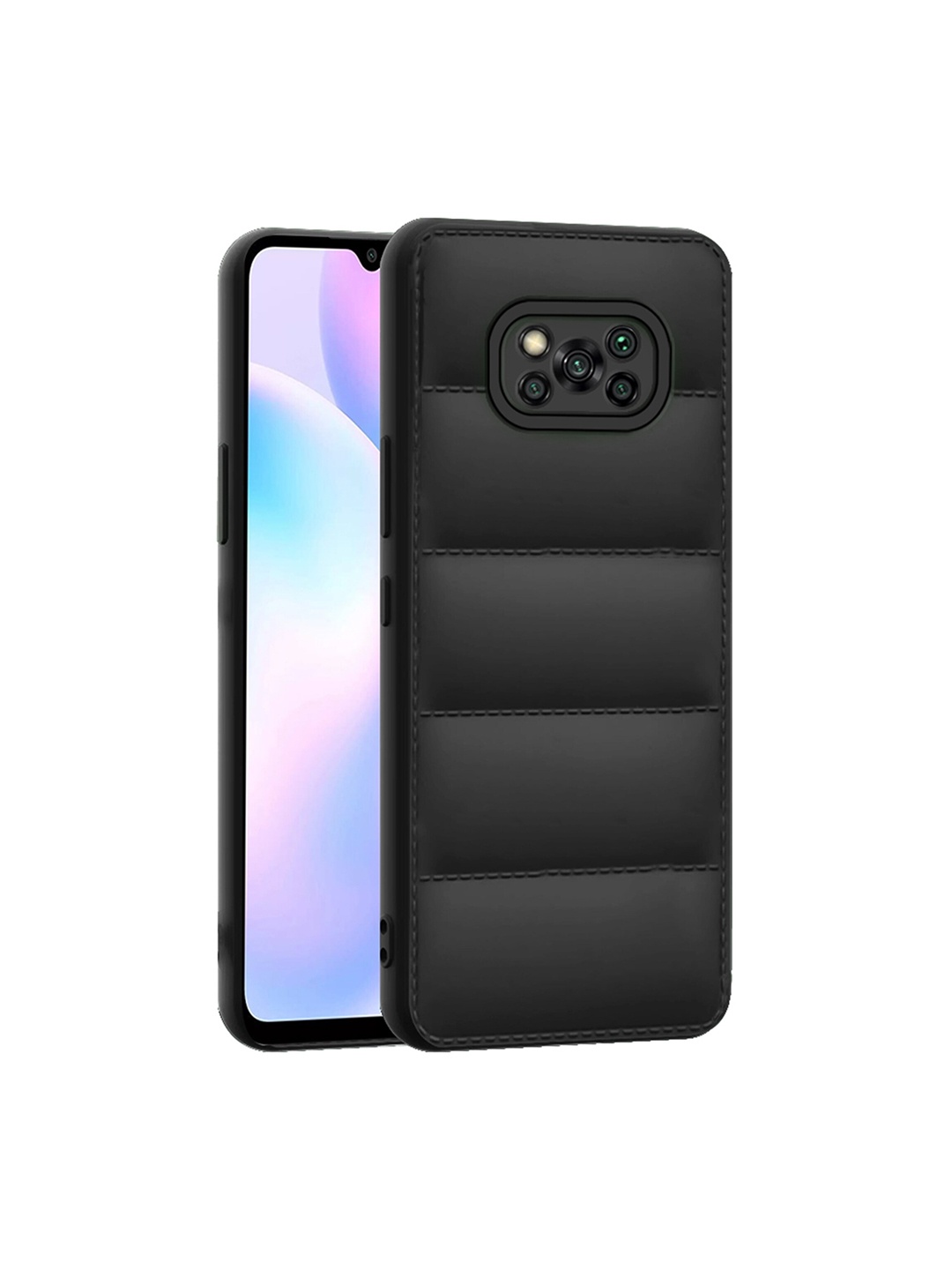 

Karwan Camera Protection Xiaomi Poco X3 Phone Back Cover, Black