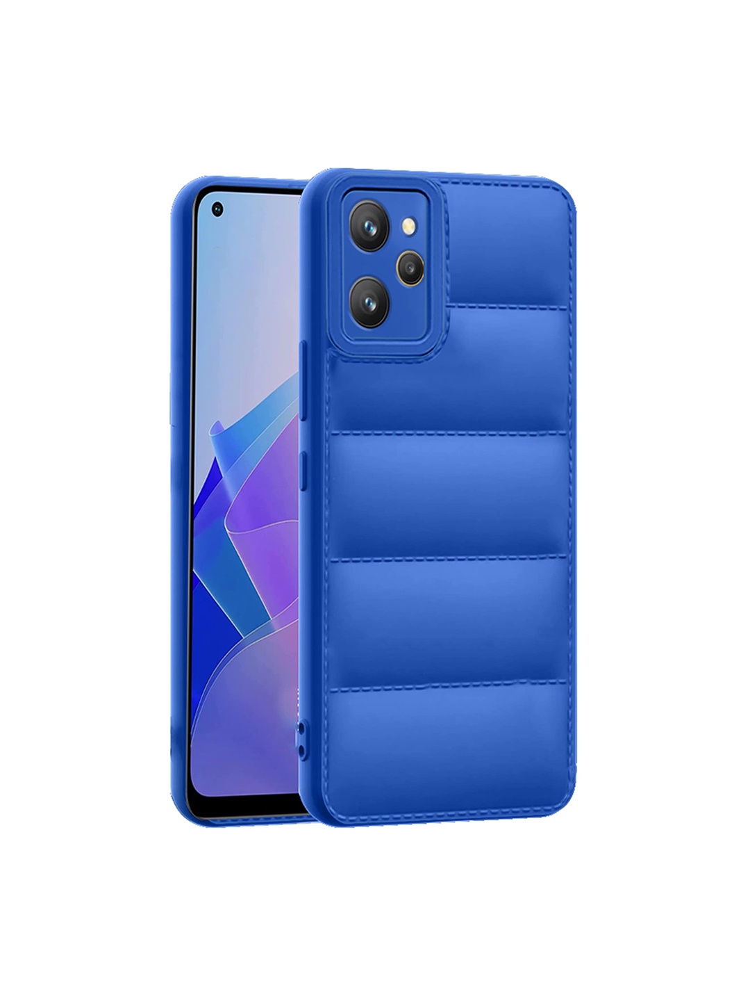 

Karwan Realme 9i Self-Design Compatible Back Cases, Blue