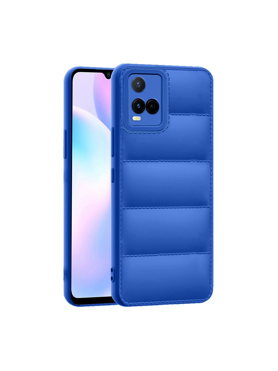 

Karwan Self Design Camera Protection Vivo Y21 Phone Back Case, Blue