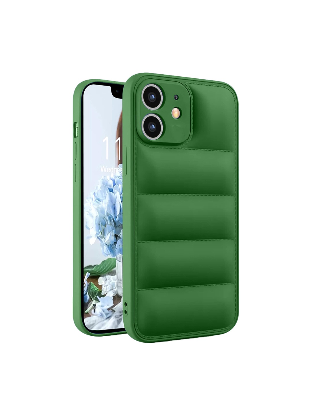 

Karwan iPhone 12 Self-Design Compatible Back Cases, Green