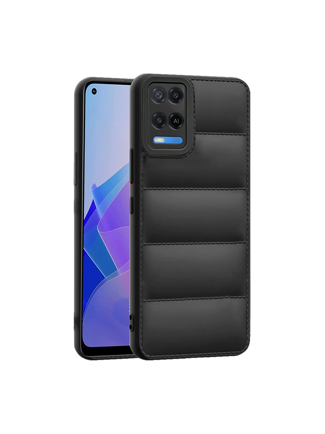 

Karwan Camera Protection Oppo A54 Phone Back Cover, Black