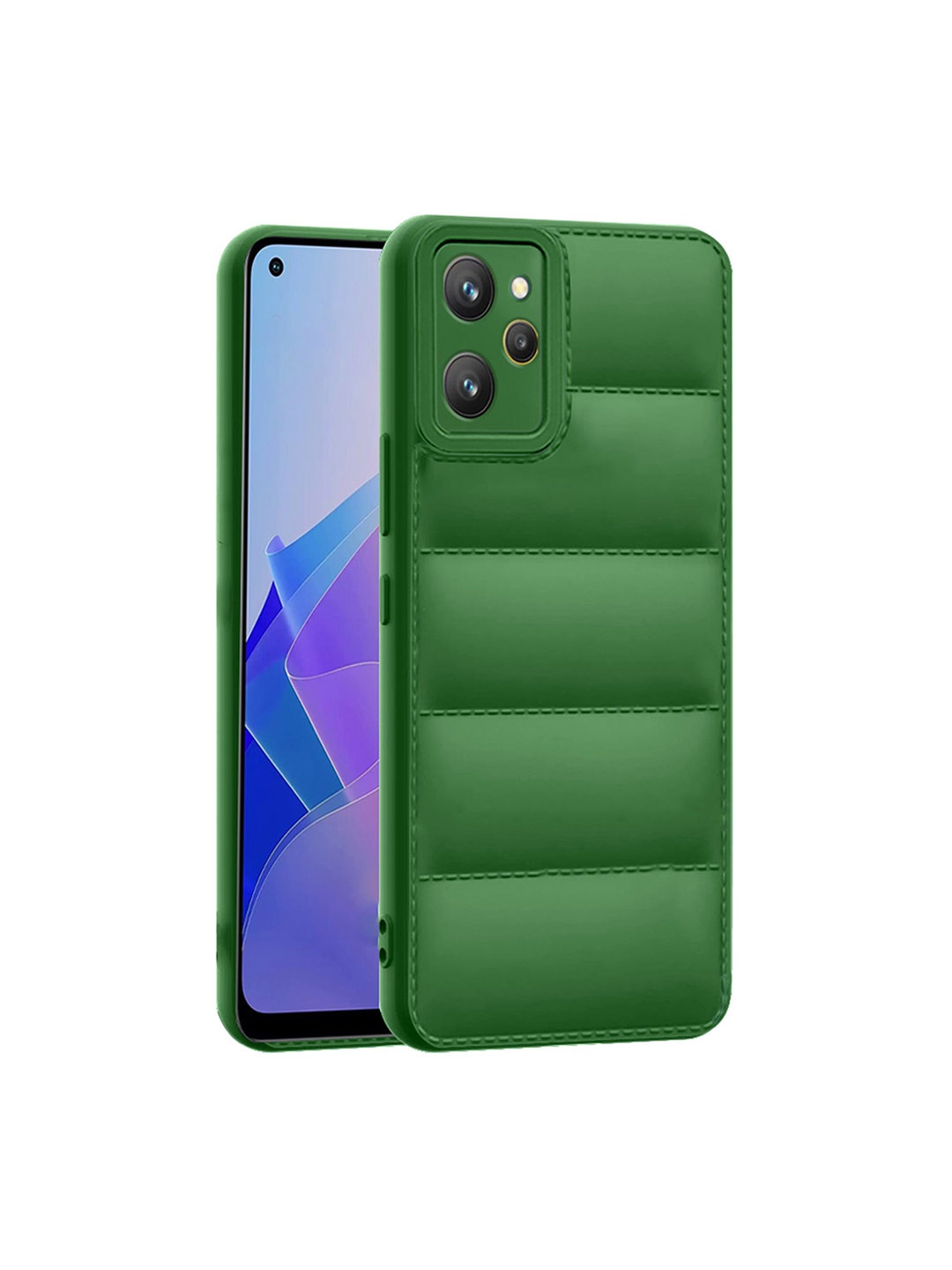 

Karwan Camera Protection Realme 9i Back Cover, Green