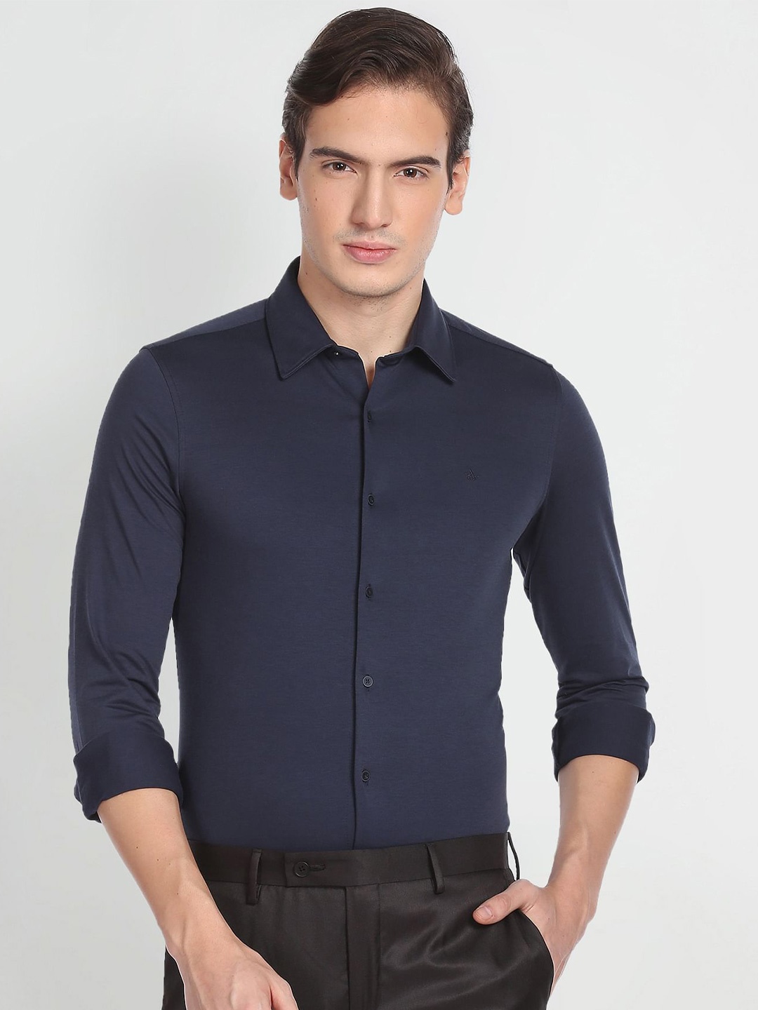 

Arrow Men Slim Fit Opaque Formal Shirt, Blue