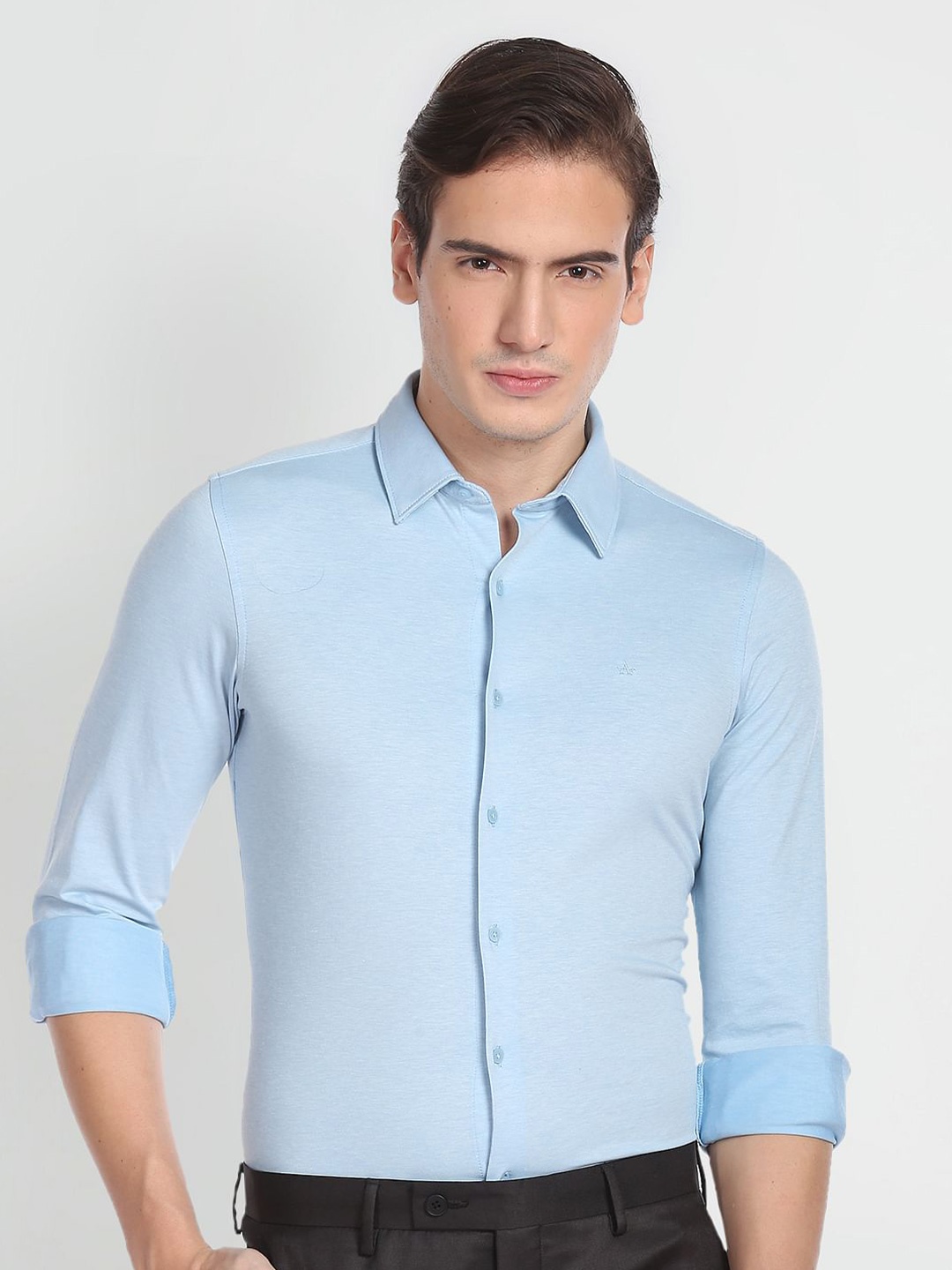 

Arrow Spread Collar Slim Fit Formal Shirt, Blue