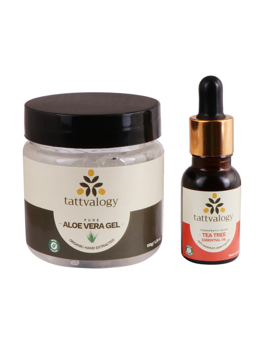 

Tattvalogy Anti Acne Combo with Aloe Vera Gel and Tea Tree Essential Oil, Na