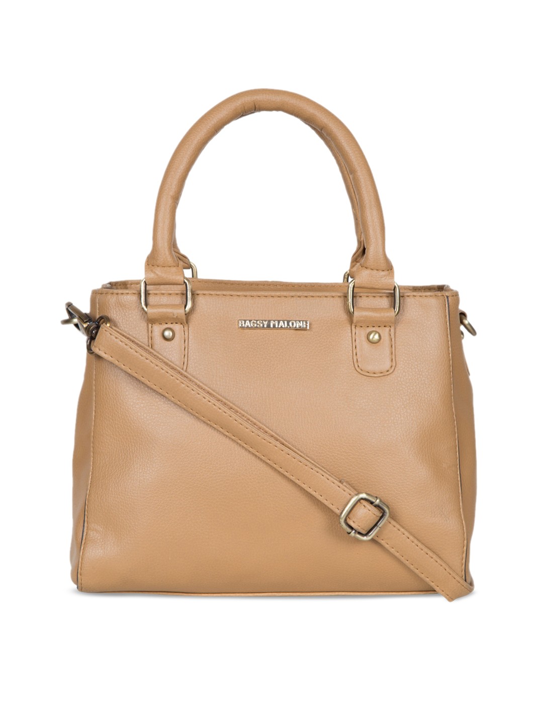 

Bagsy Malone Beige Solid Handheld Bag
