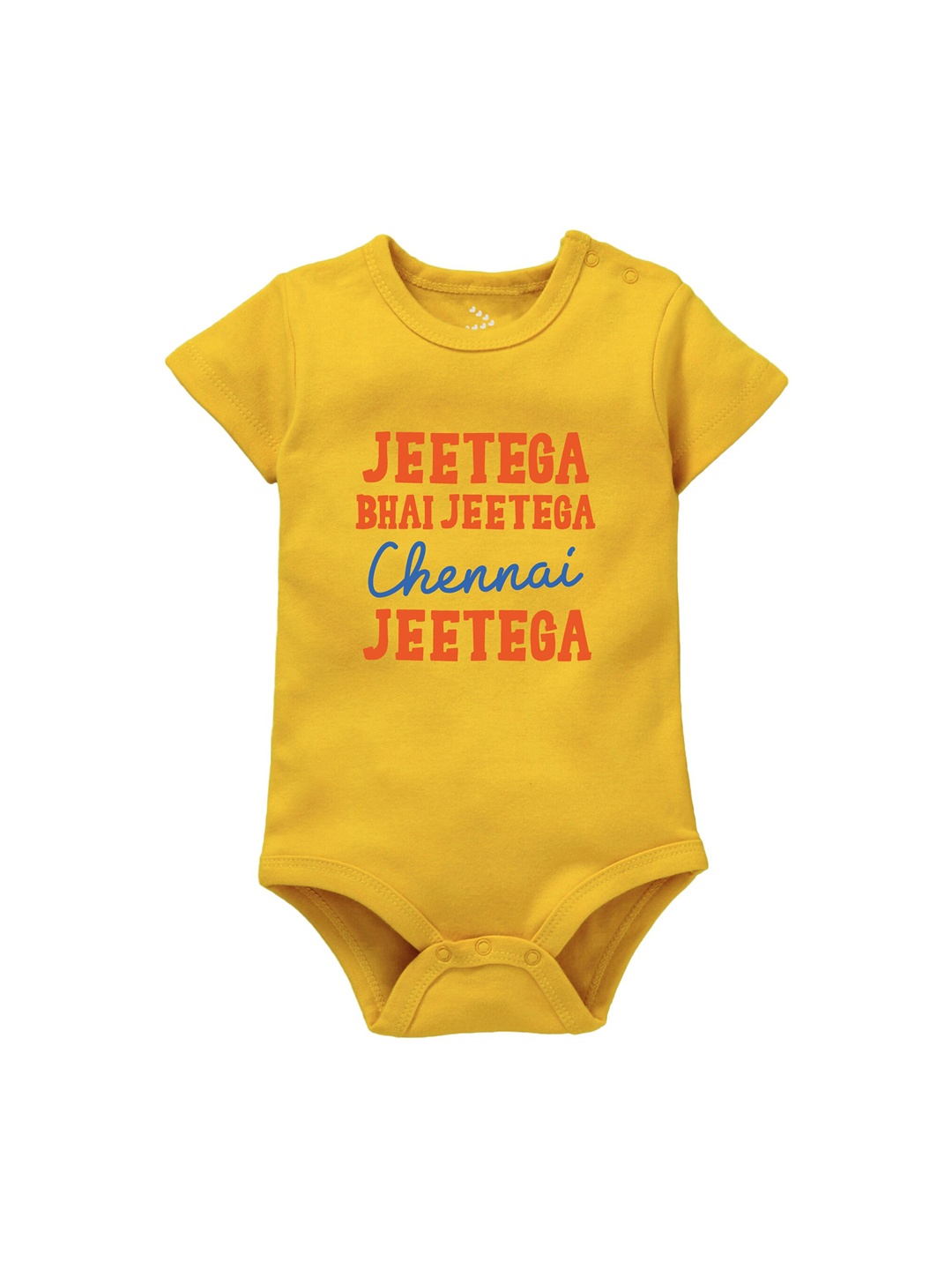 

Zeezeezoo Infant CCSK Chennai Printed Pure Cotton Bodysuit, Yellow