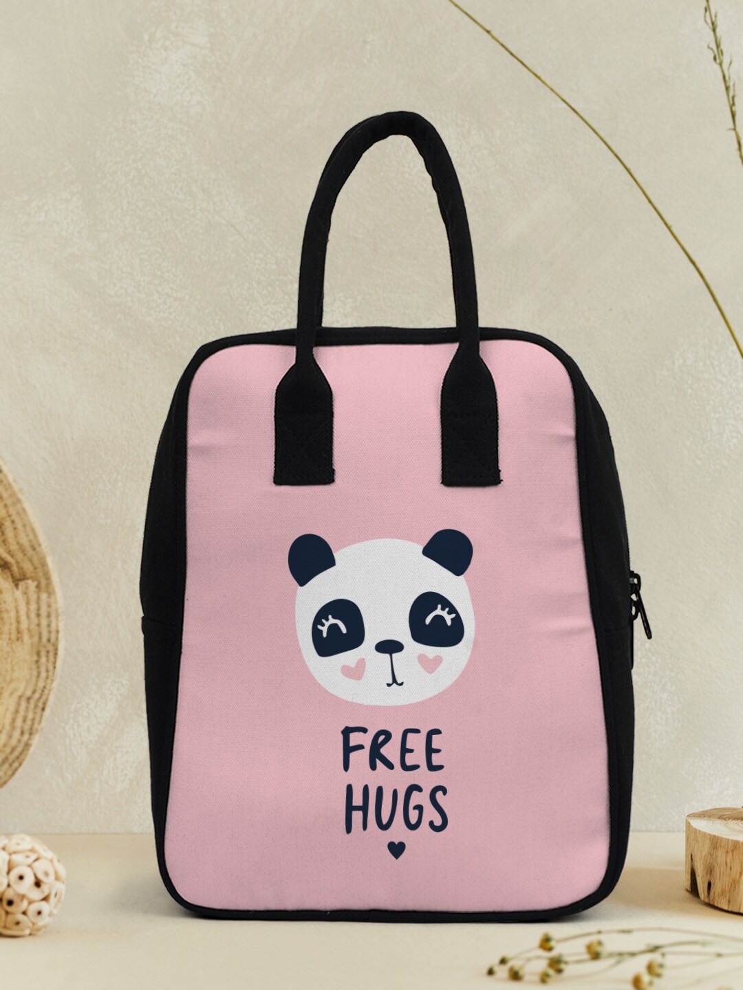 

Crazy Corner Printed Lunch Bag, Pink