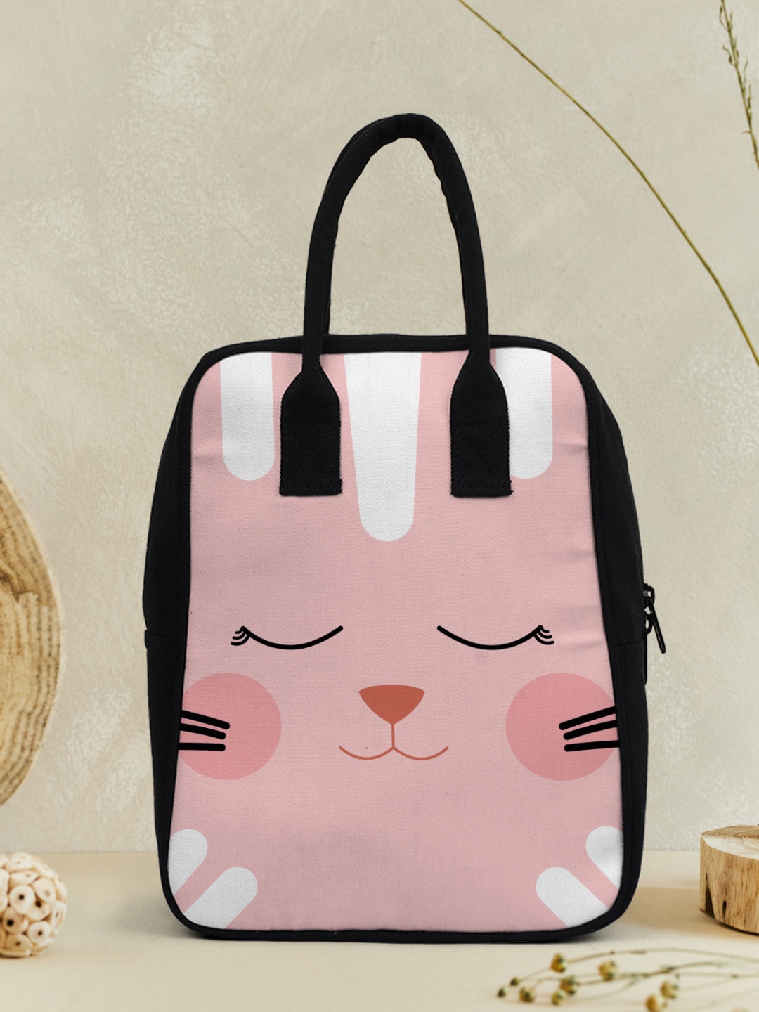 

Crazy Corner Printed Lunch Bag, Pink