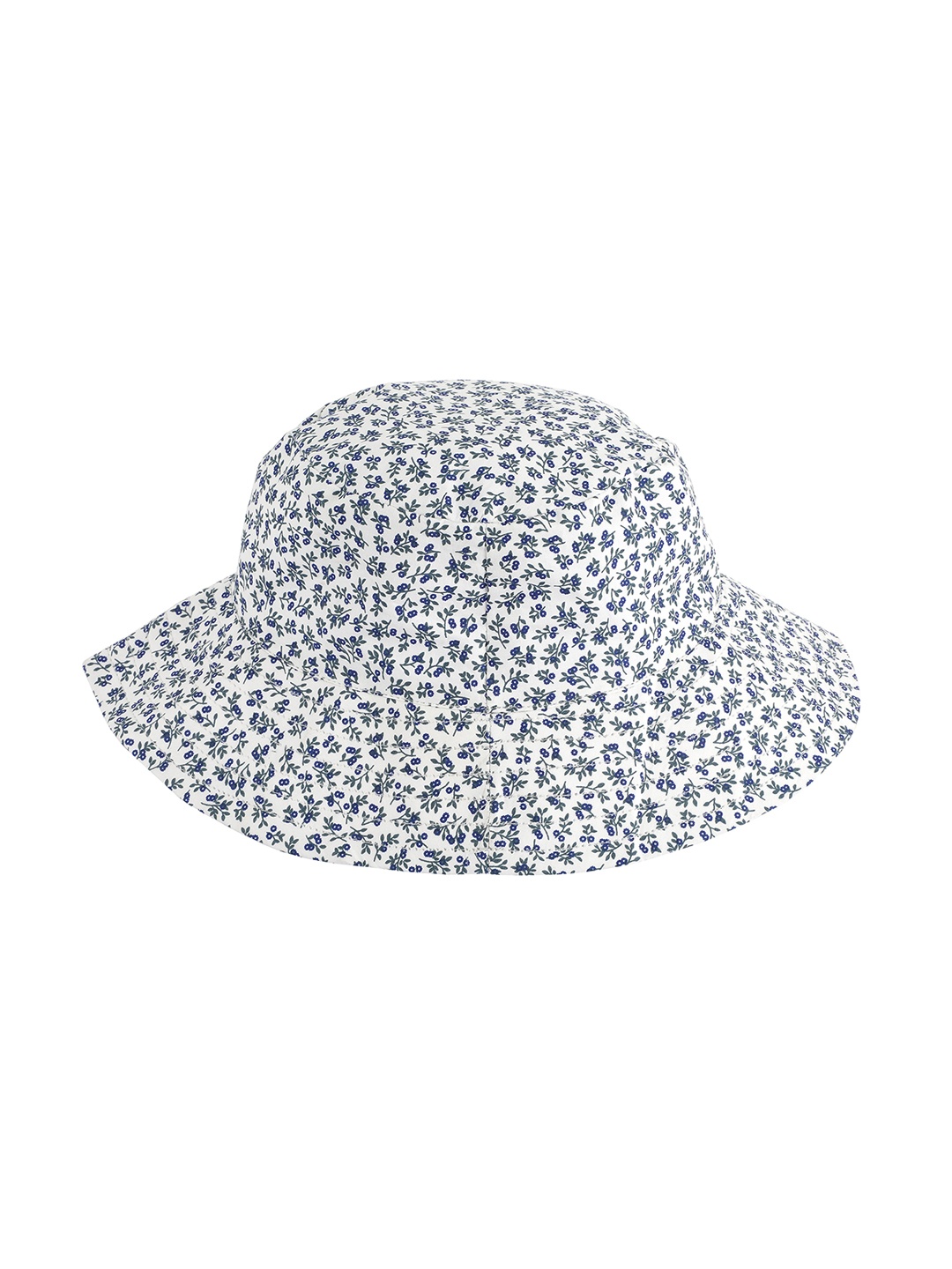 

NUEVOSDAMAS Women Printed Cotton UV Protection Bucket Hat, Blue