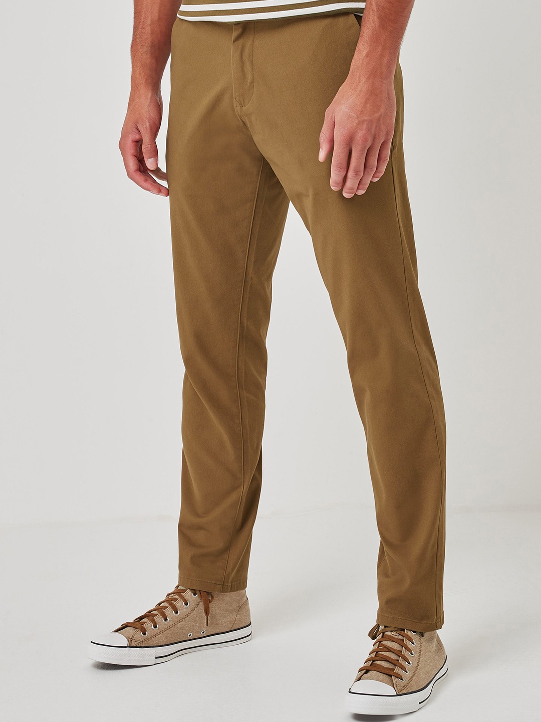 

NEXT Men Chinos Trousers, Brown